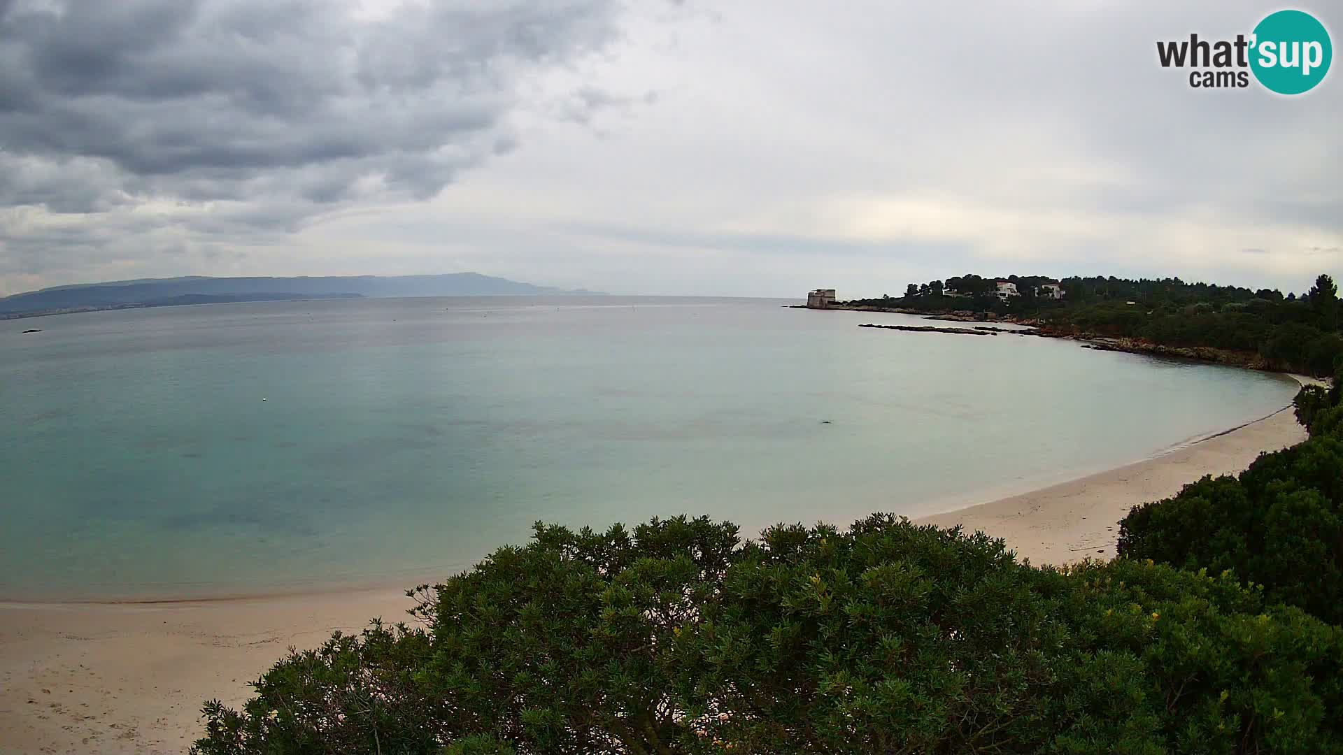 Kamera plaža Lazzaretto | Alghero | Sardinija