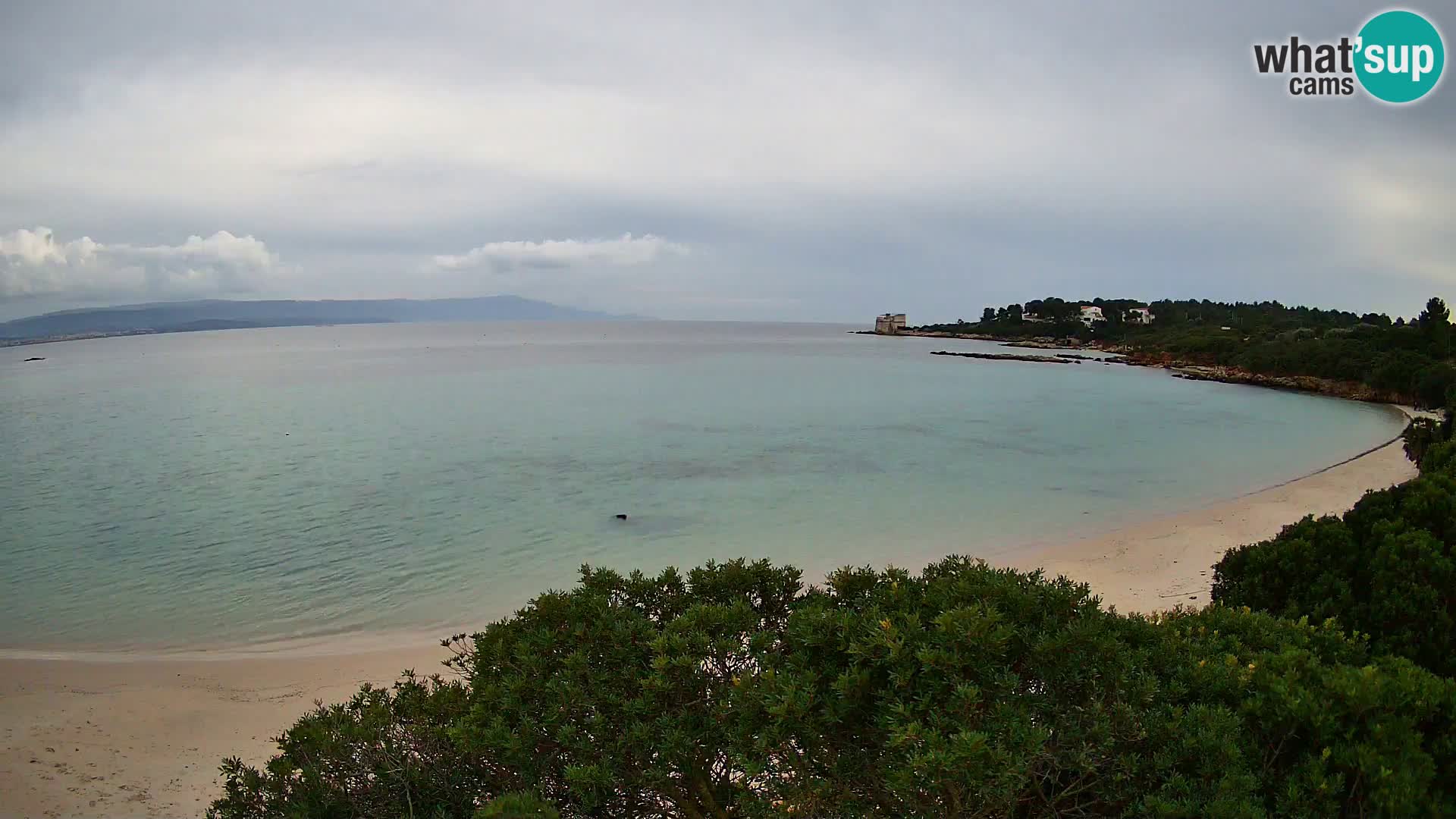 Web kamera plaža Lazzaretto | Alghero | Sardinija