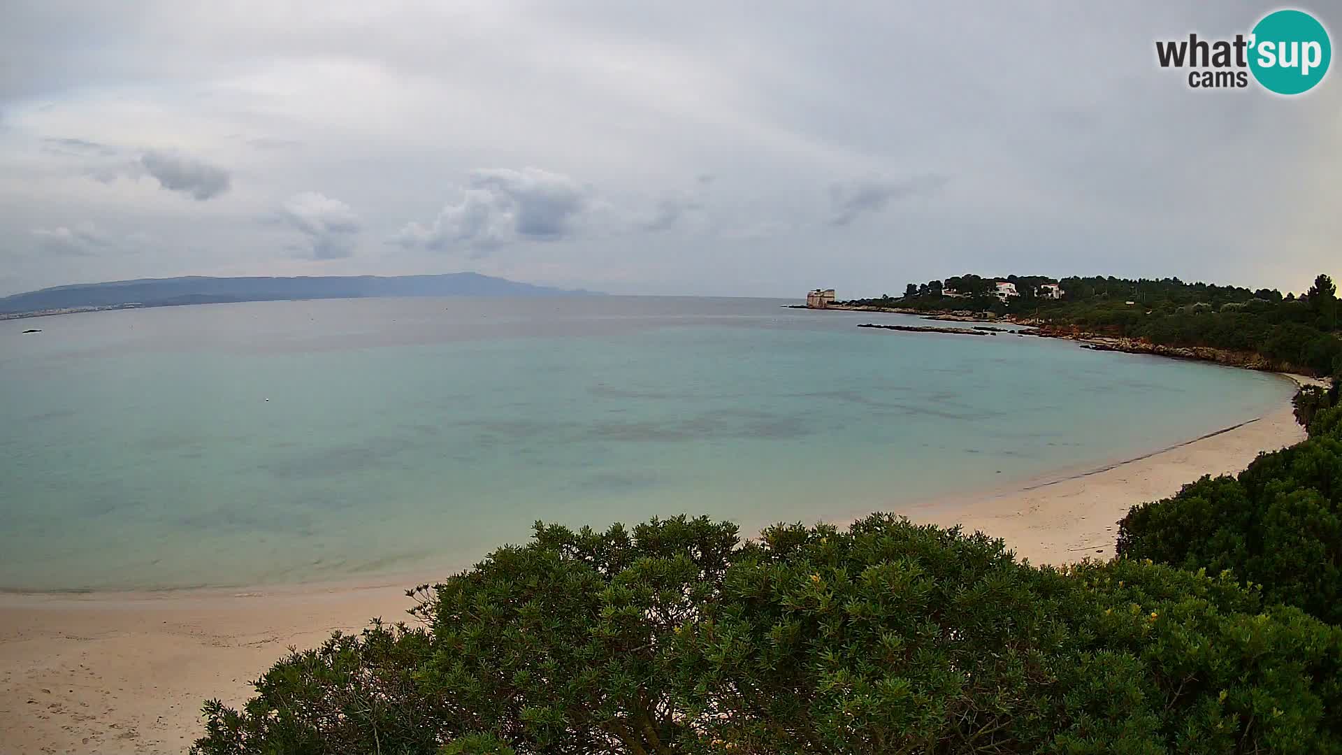 Webcam Lazzaretto beach | Alghero | Sardinia