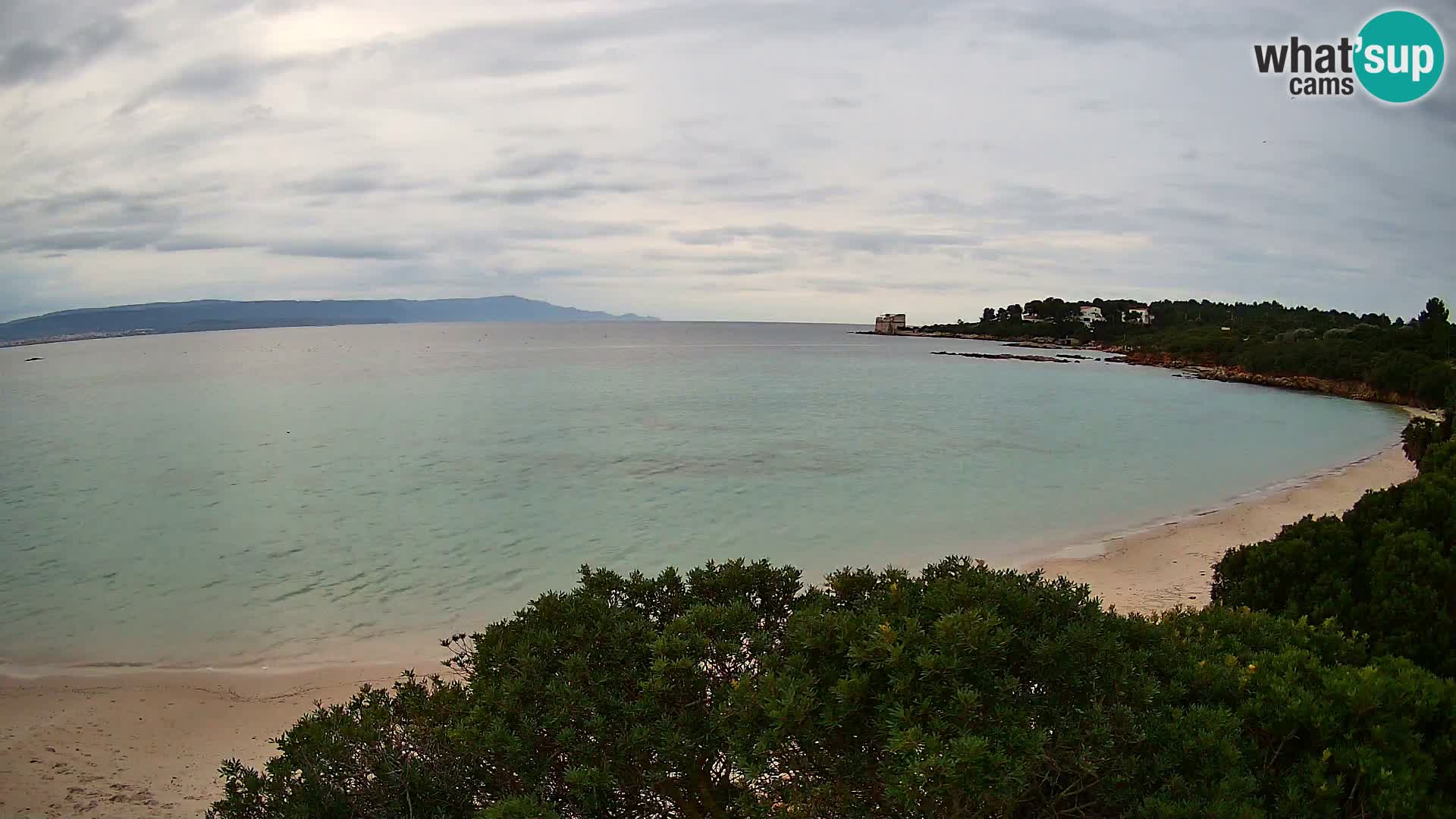 Kamera plaža Lazzaretto | Alghero | Sardinija