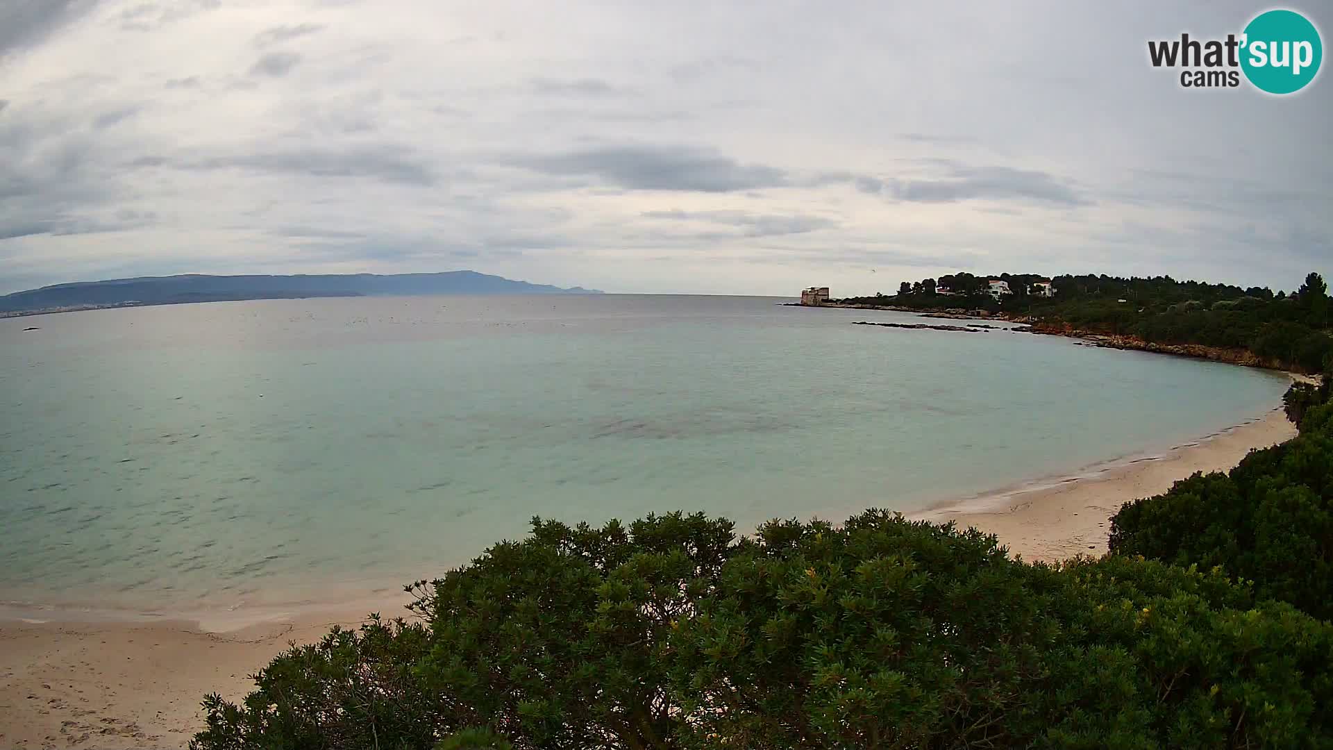 Plage Lazzaretto livecam | Alghero | Sardaigne