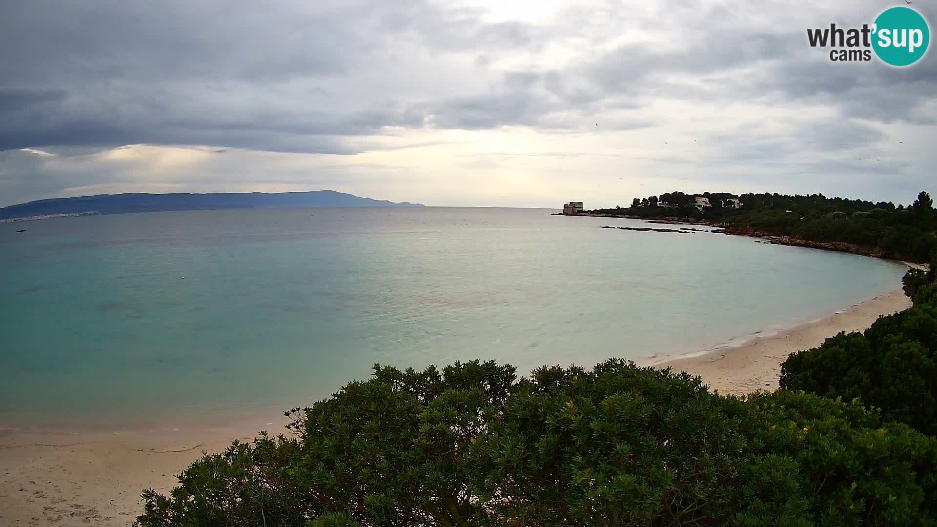 Kamera plaža Lazzaretto | Alghero | Sardinija