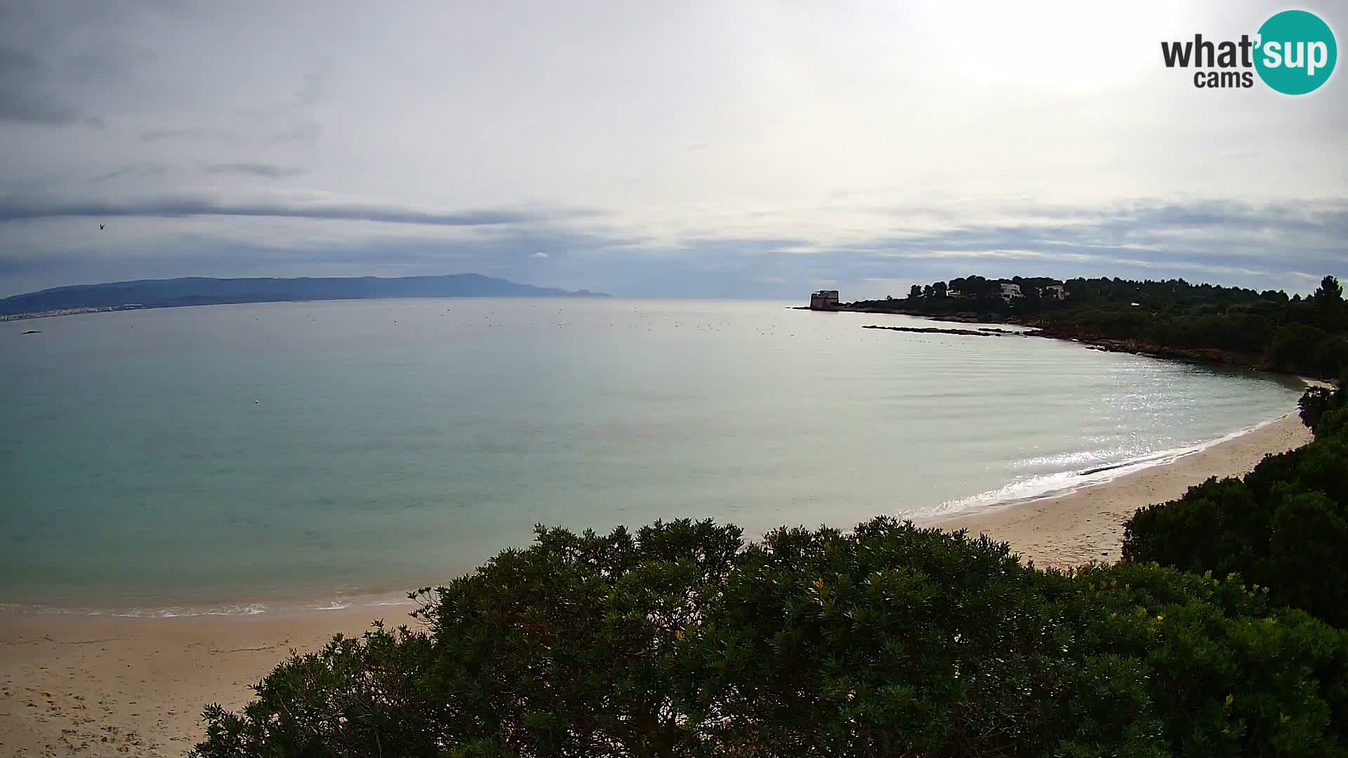 Webcam Lazzaretto beach | Alghero | Sardinia