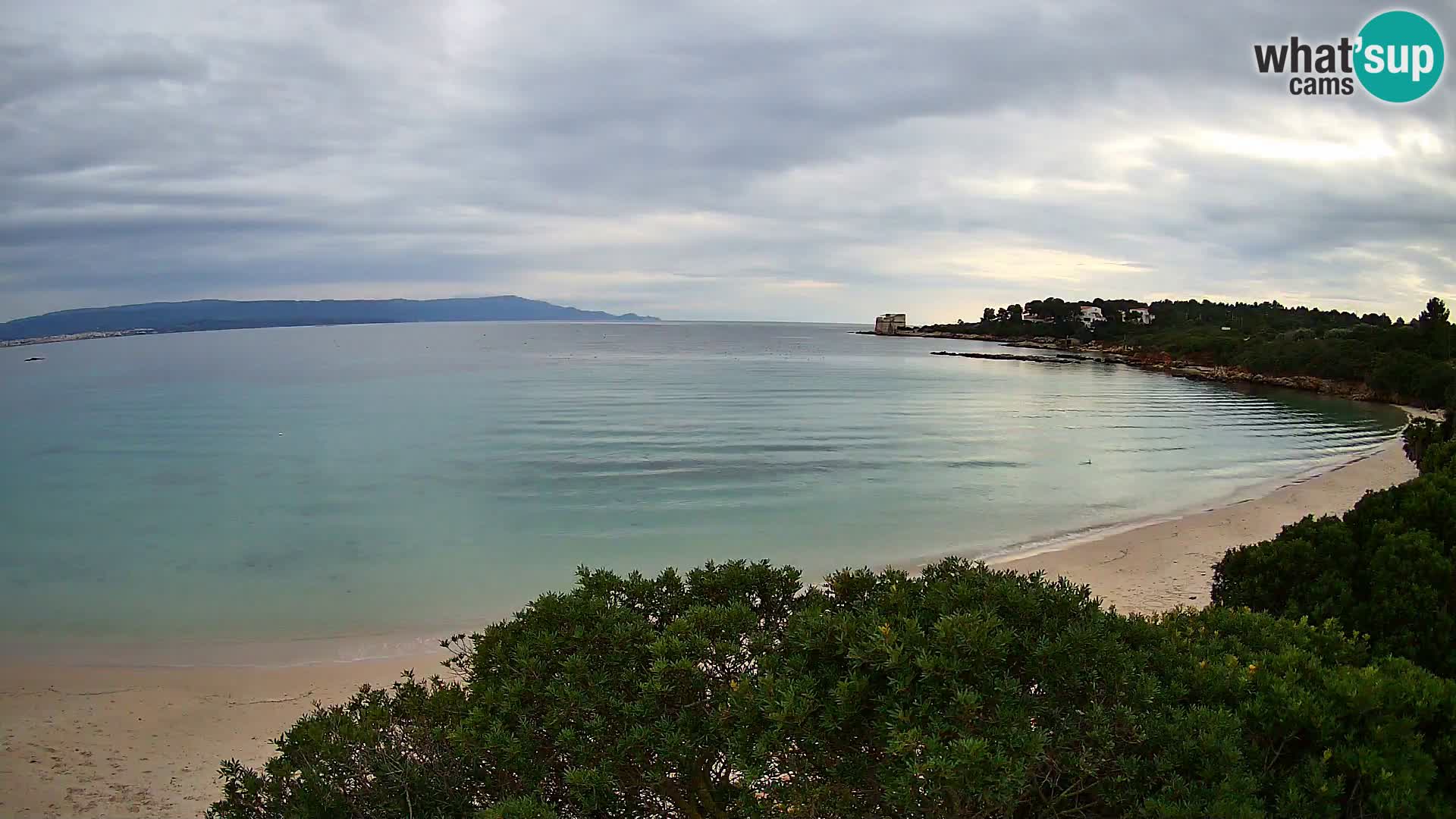 Webcam Lazzaretto Strand | Alghero | Sardinien