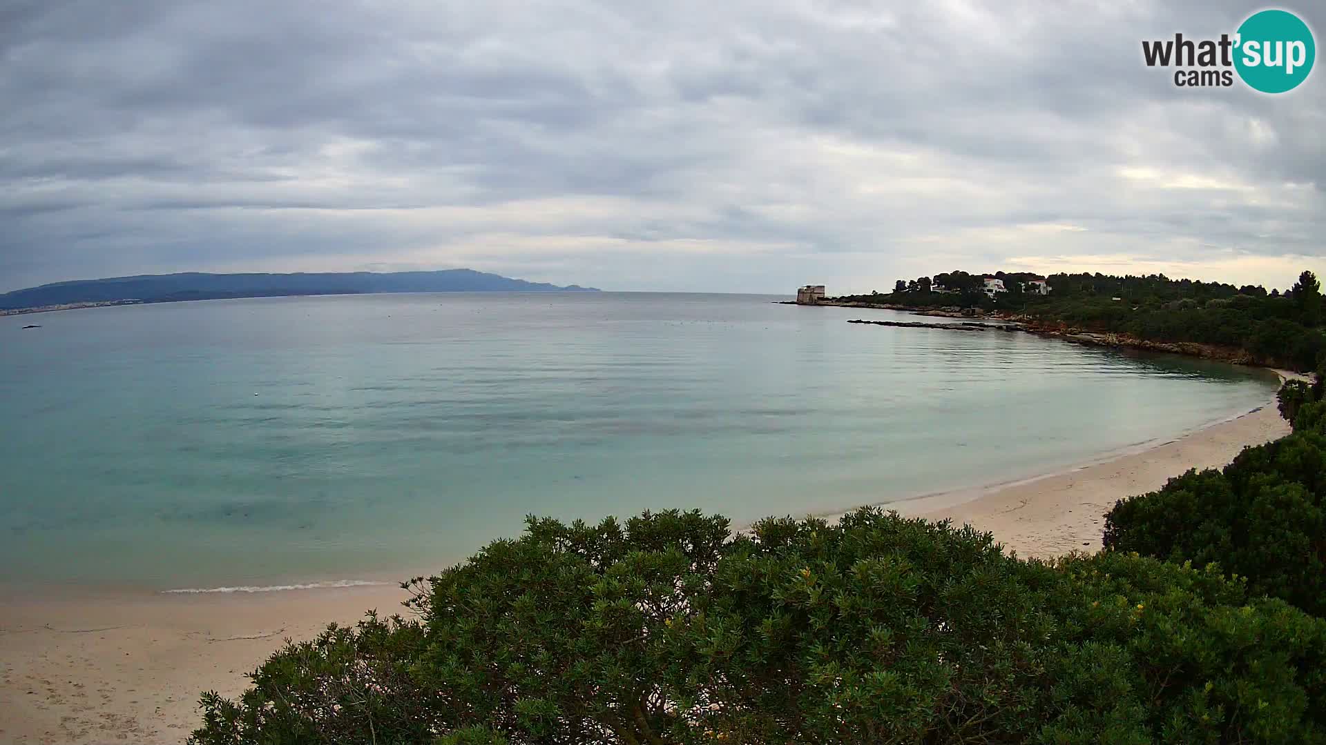 Plage Lazzaretto livecam | Alghero | Sardaigne