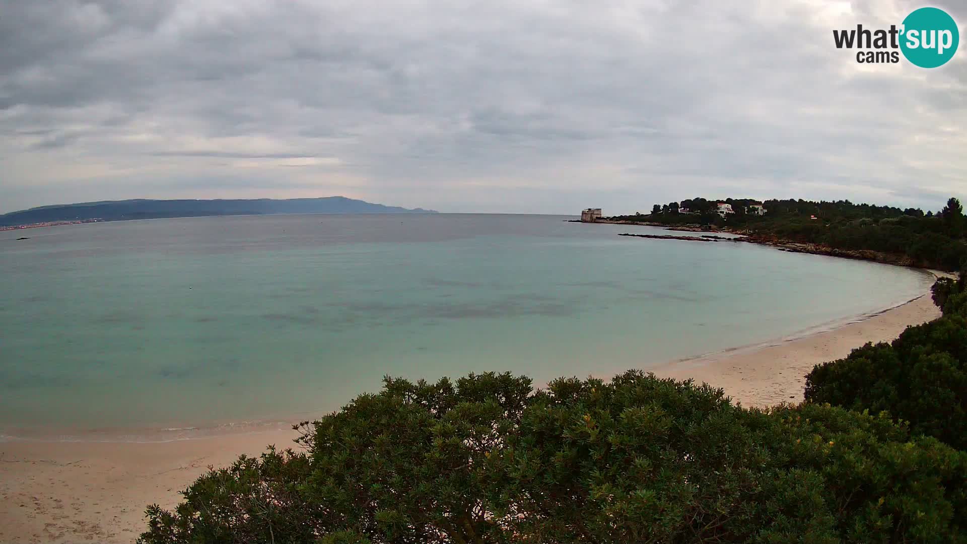 Webcam Lazzaretto beach | Alghero | Sardinia