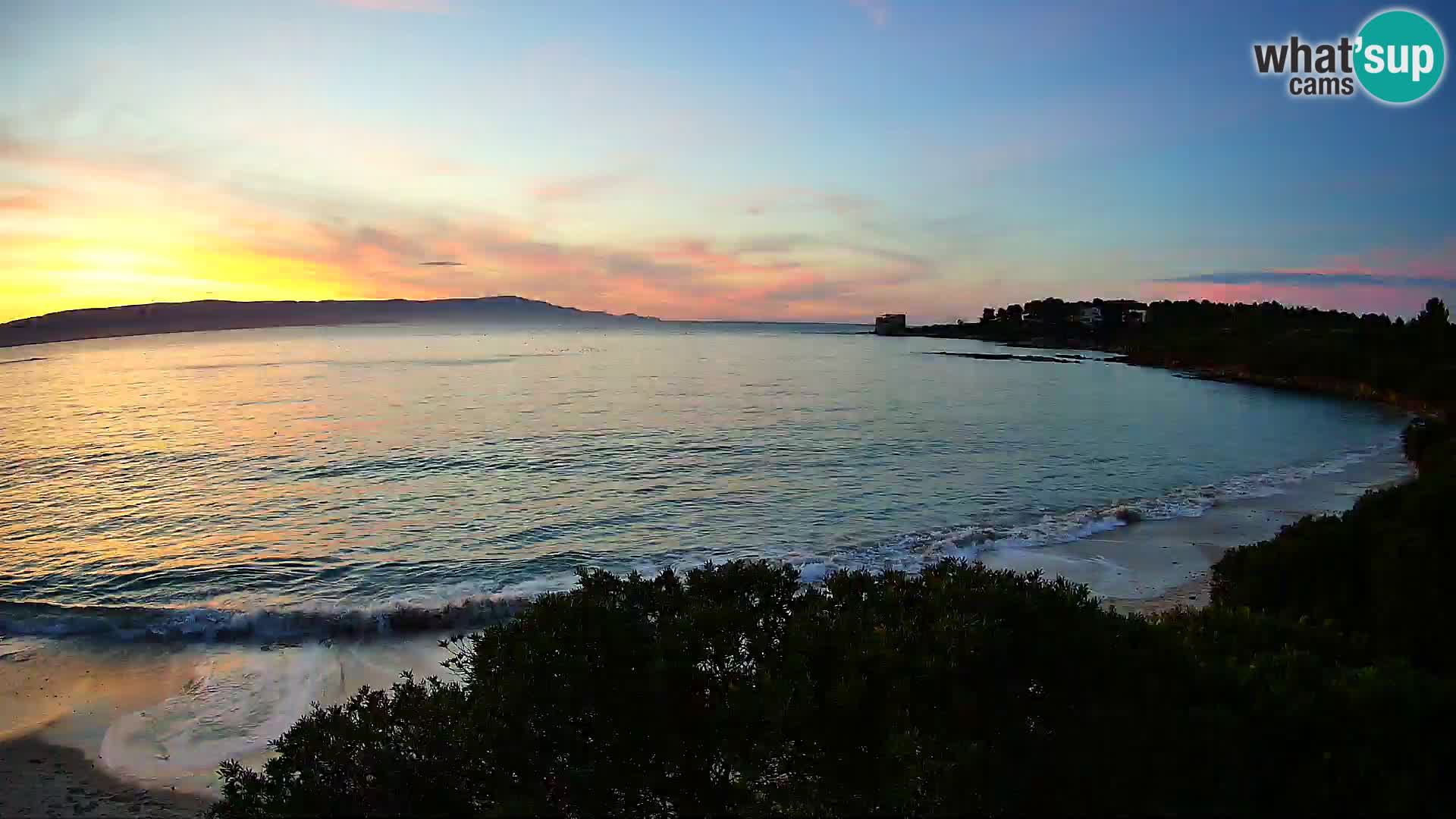 Web kamera plaža Lazzaretto | Alghero | Sardinija