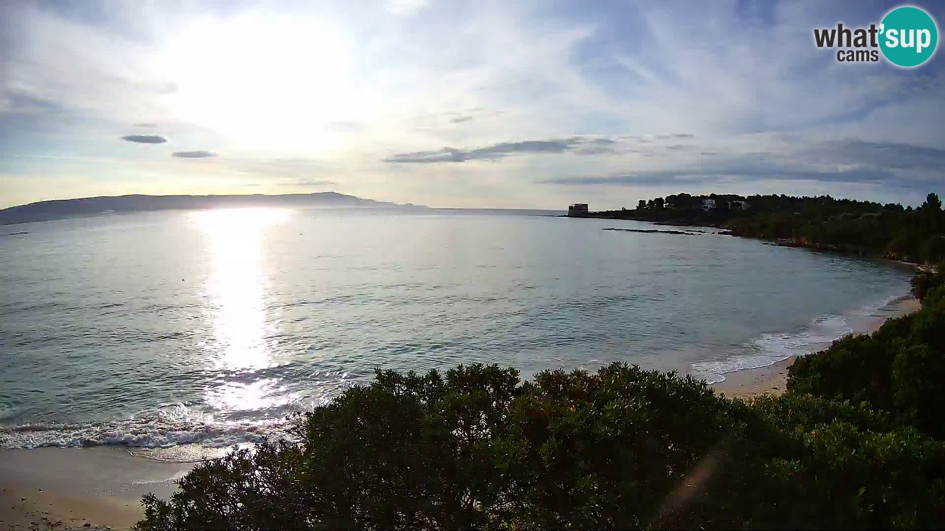 Web kamera plaža Lazzaretto | Alghero | Sardinija