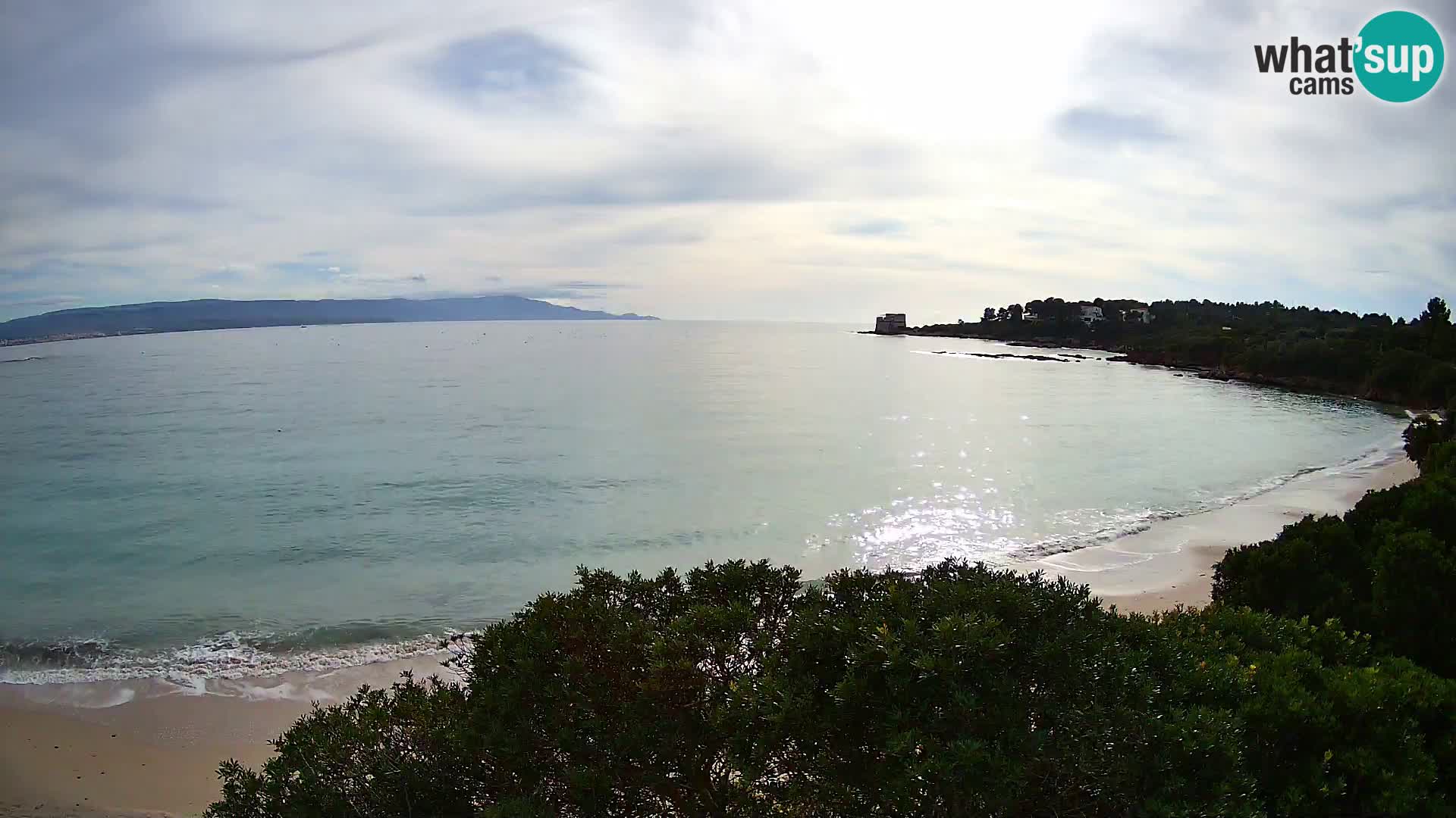 Webcam Lazzaretto beach | Alghero | Sardinia