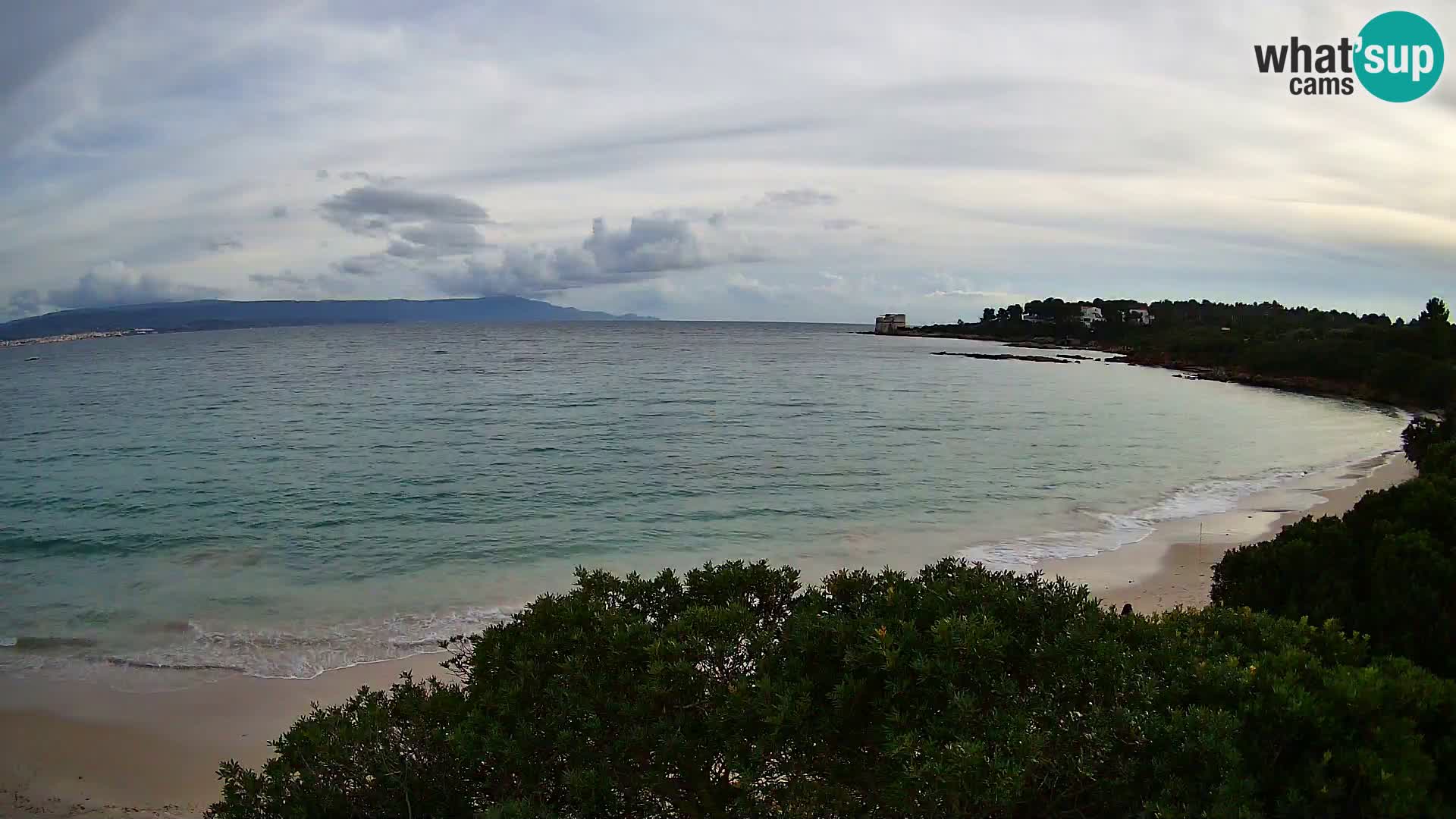 Web kamera plaža Lazzaretto | Alghero | Sardinija