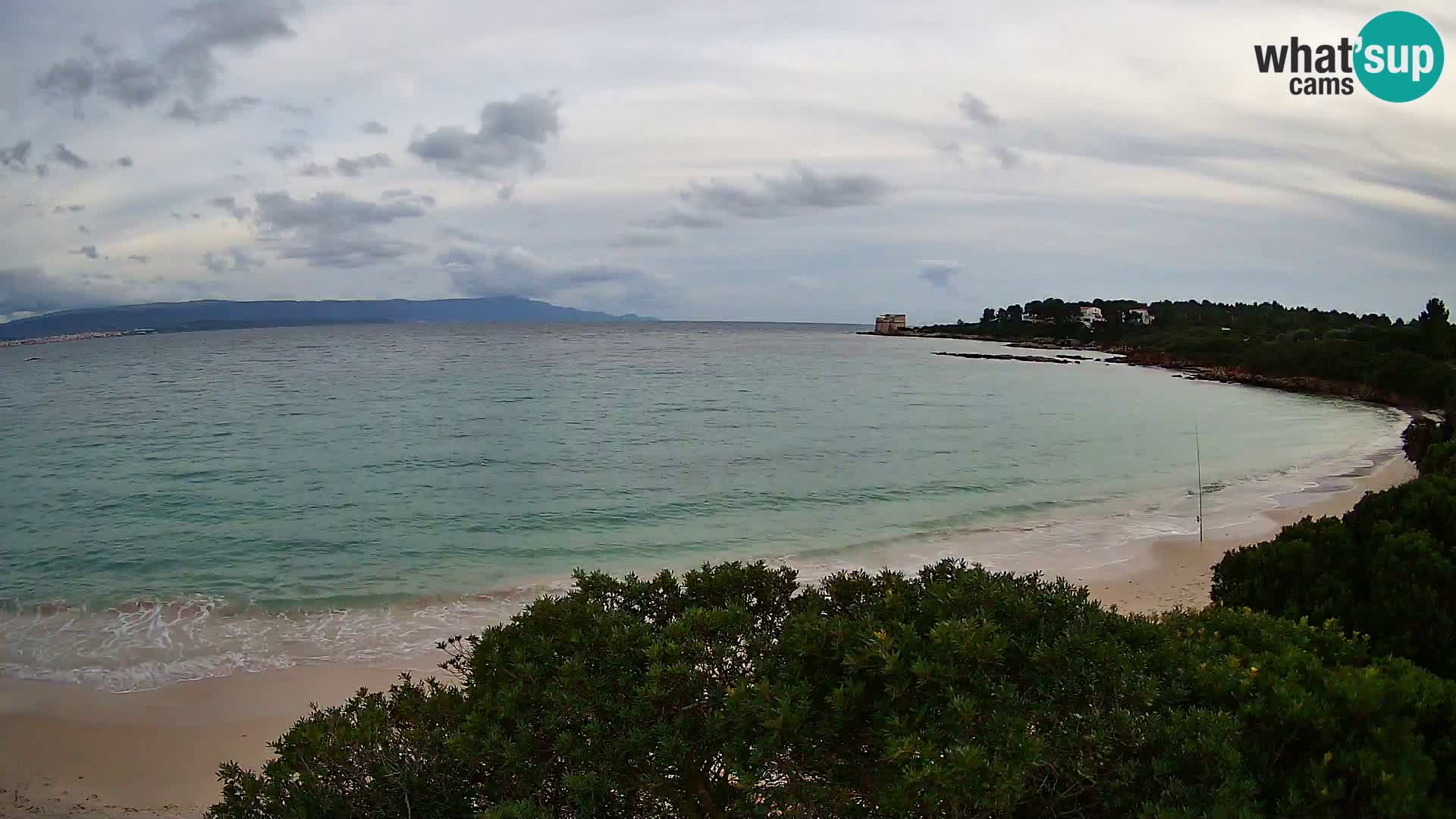 Plage Lazzaretto livecam | Alghero | Sardaigne