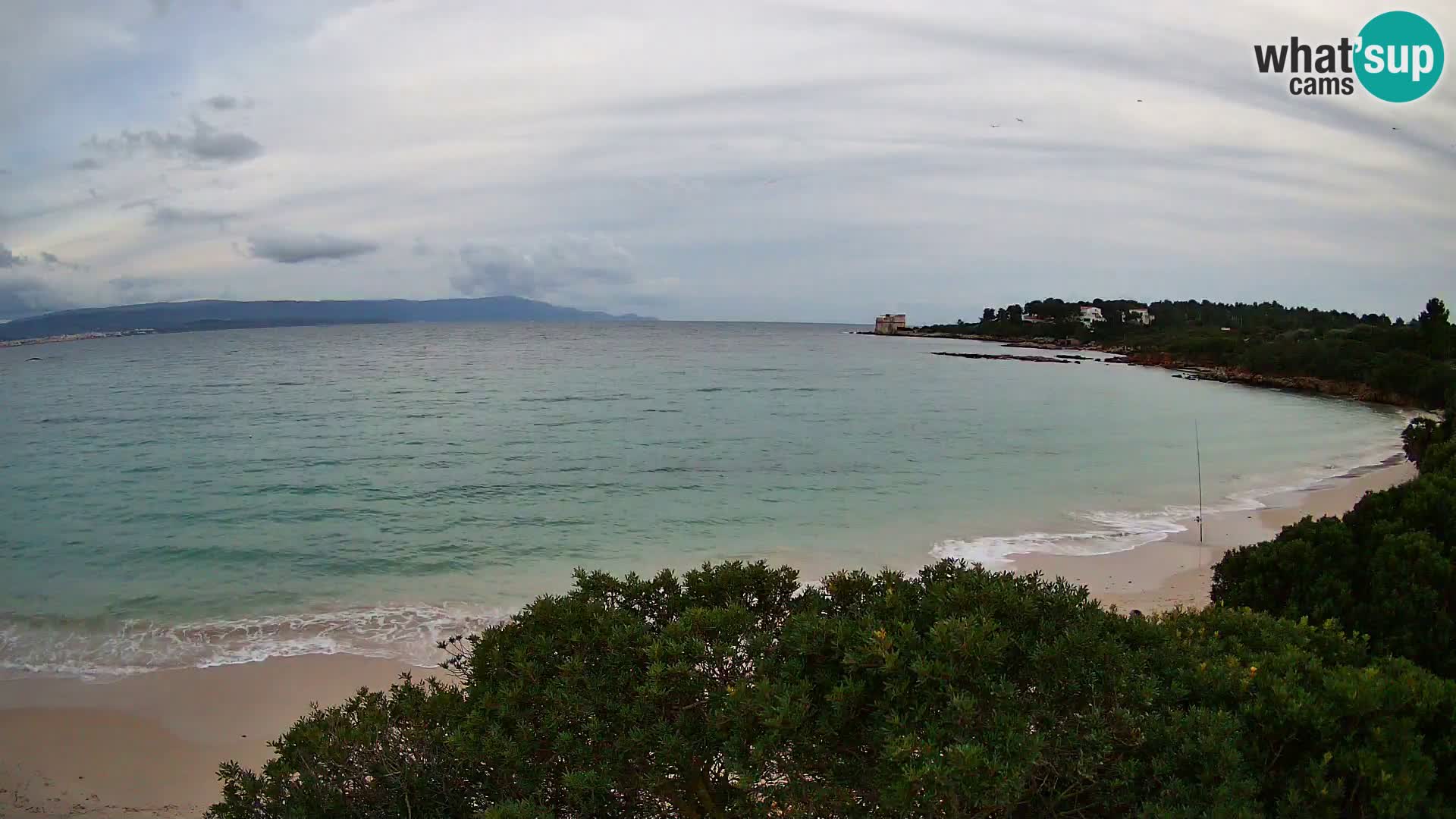 Webcam Lazzaretto beach | Alghero | Sardinia