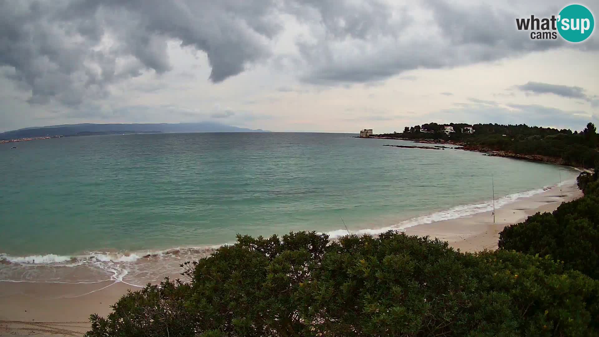 Web kamera plaža Lazzaretto | Alghero | Sardinija