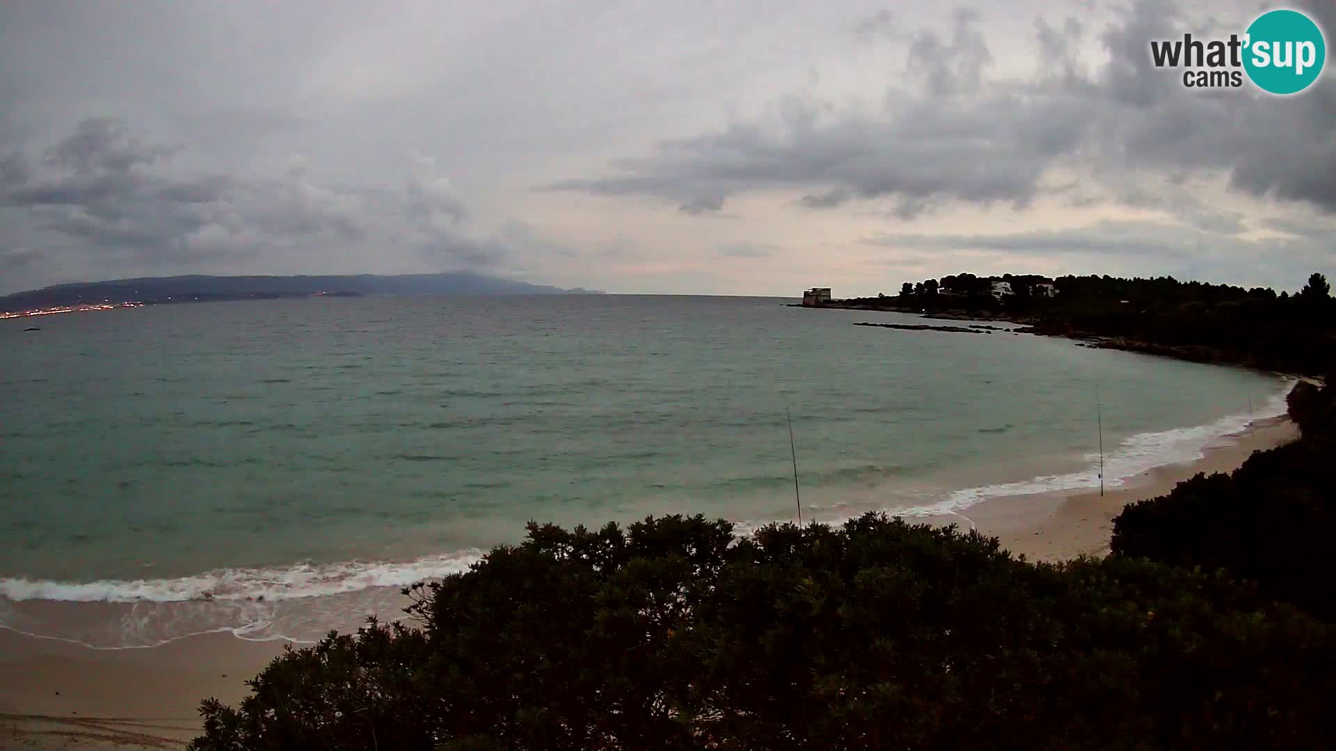 Plage Lazzaretto livecam | Alghero | Sardaigne