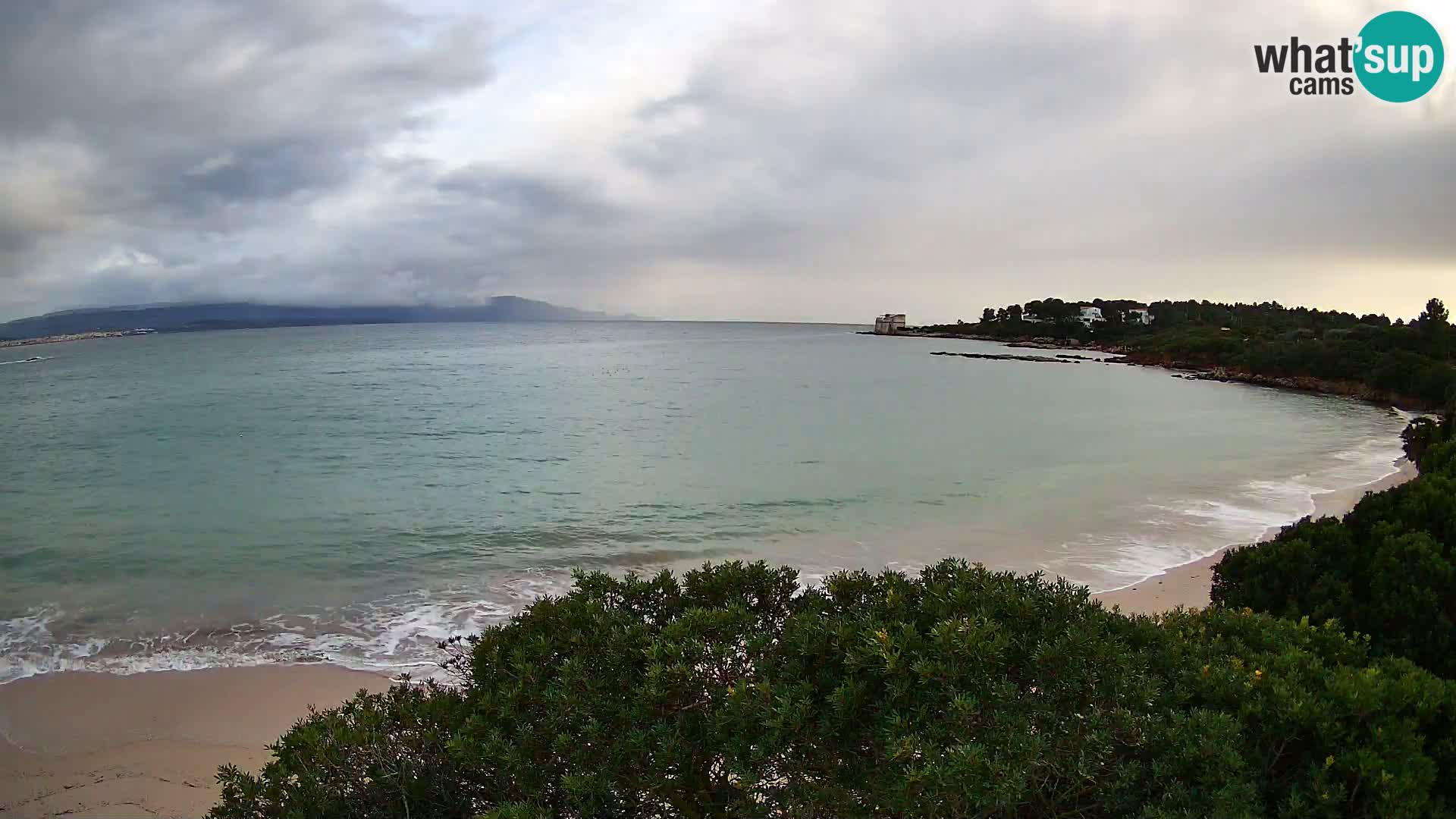 Kamera plaža Lazzaretto | Alghero | Sardinija