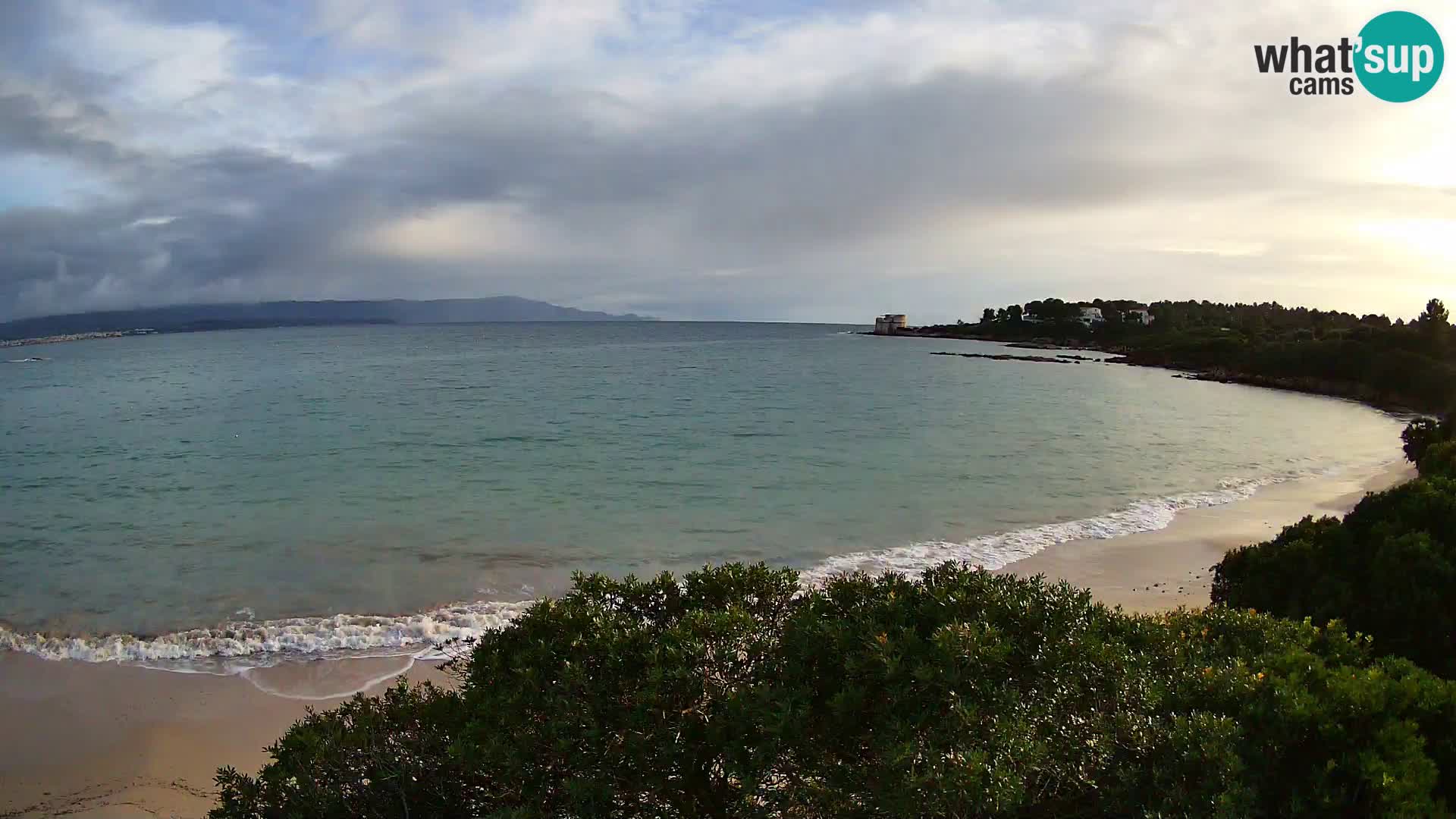 Kamera plaža Lazzaretto | Alghero | Sardinija
