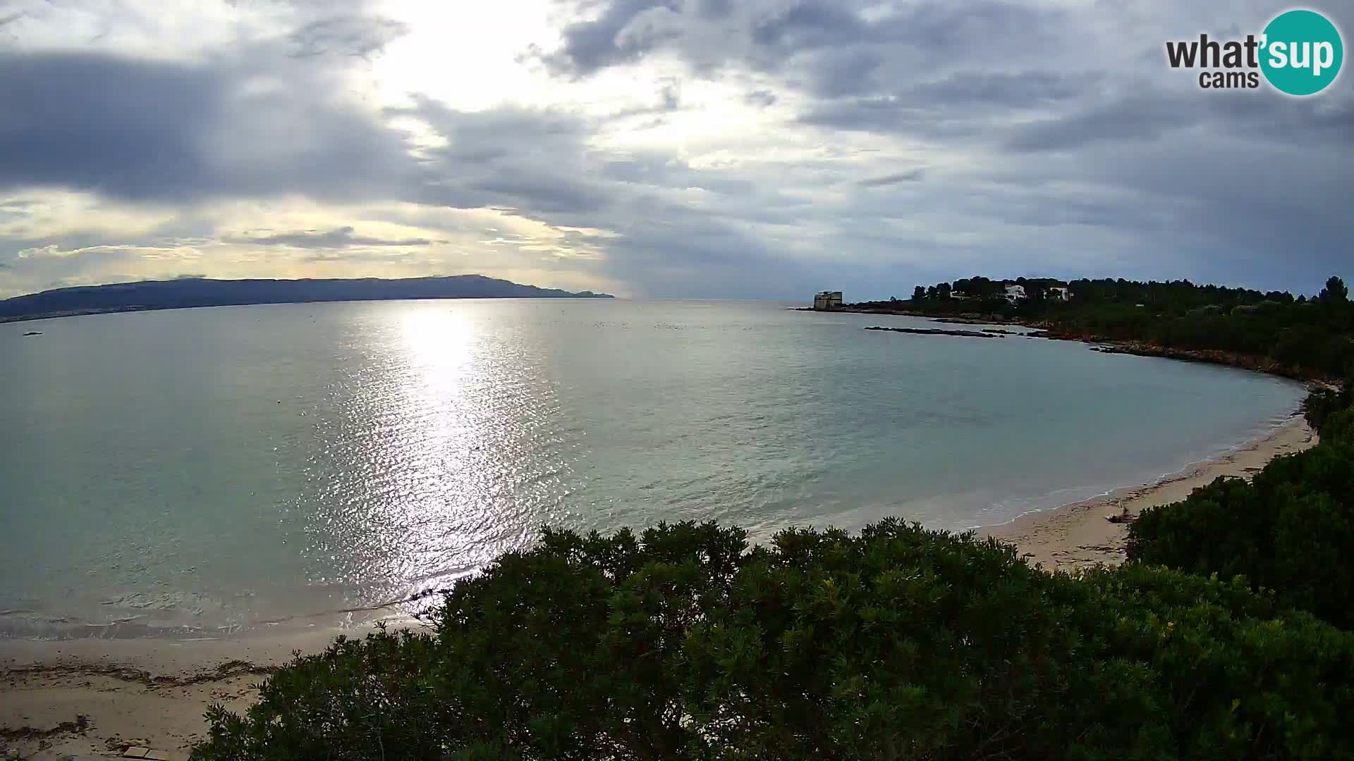 Kamera plaža Lazzaretto | Alghero | Sardinija