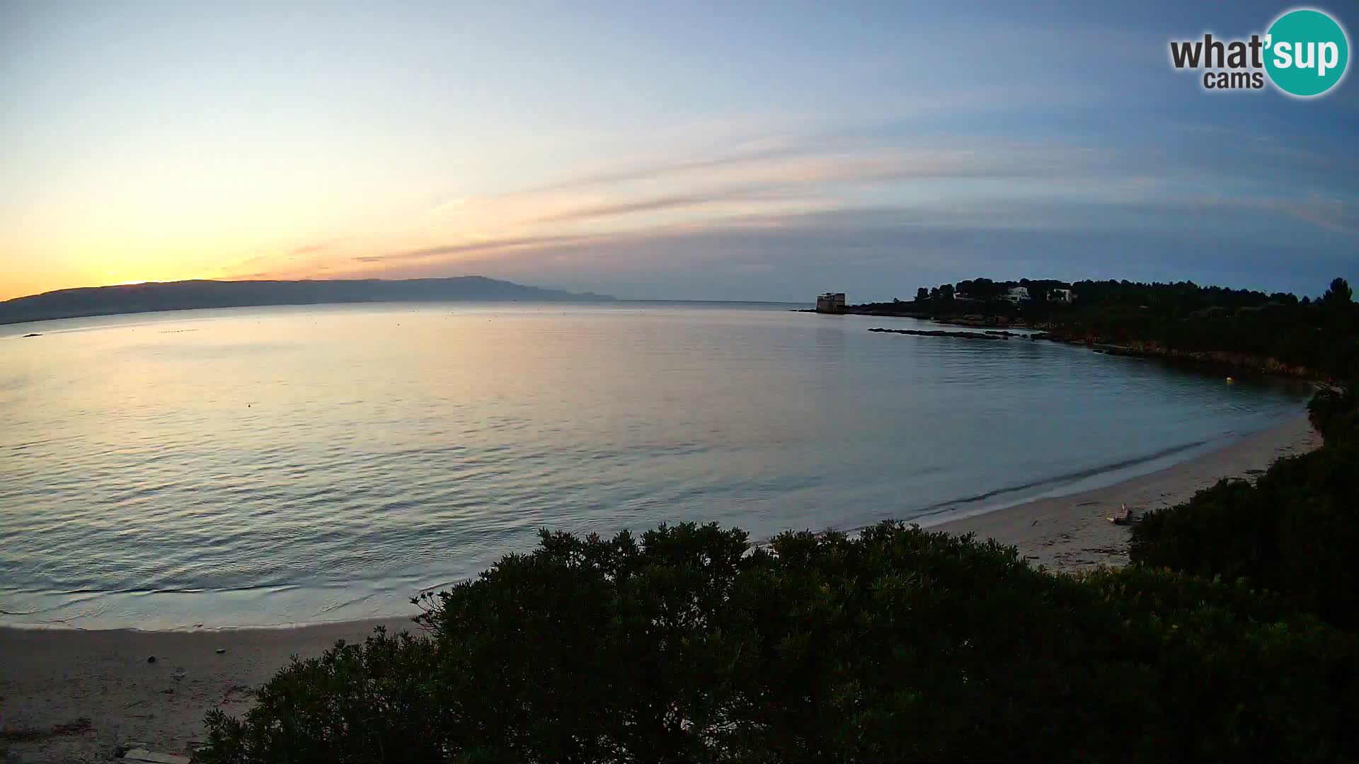 Webcam Lazzaretto Strand | Alghero | Sardinien