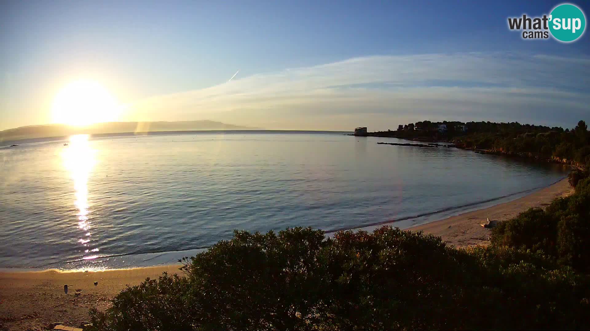 Webcam Lazzaretto Strand | Alghero | Sardinien