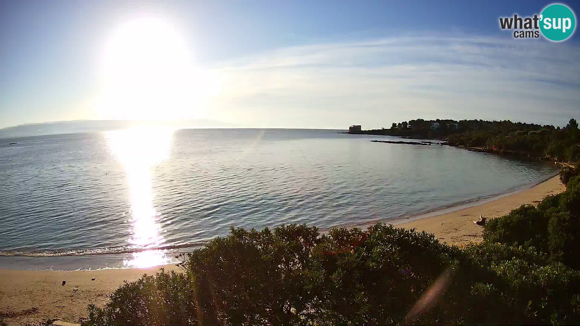 Webcam Lazzaretto Strand | Alghero | Sardinien