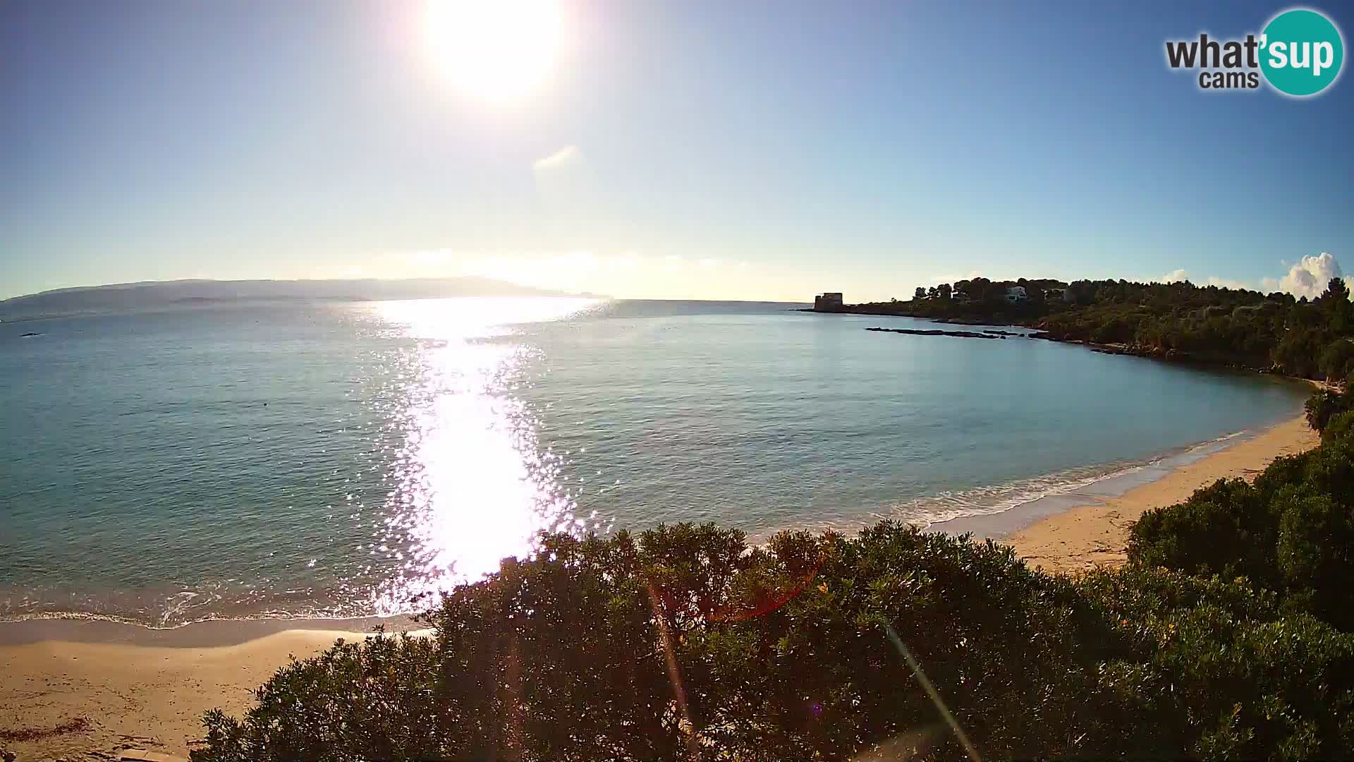 Webcam Lazzaretto Strand | Alghero | Sardinien