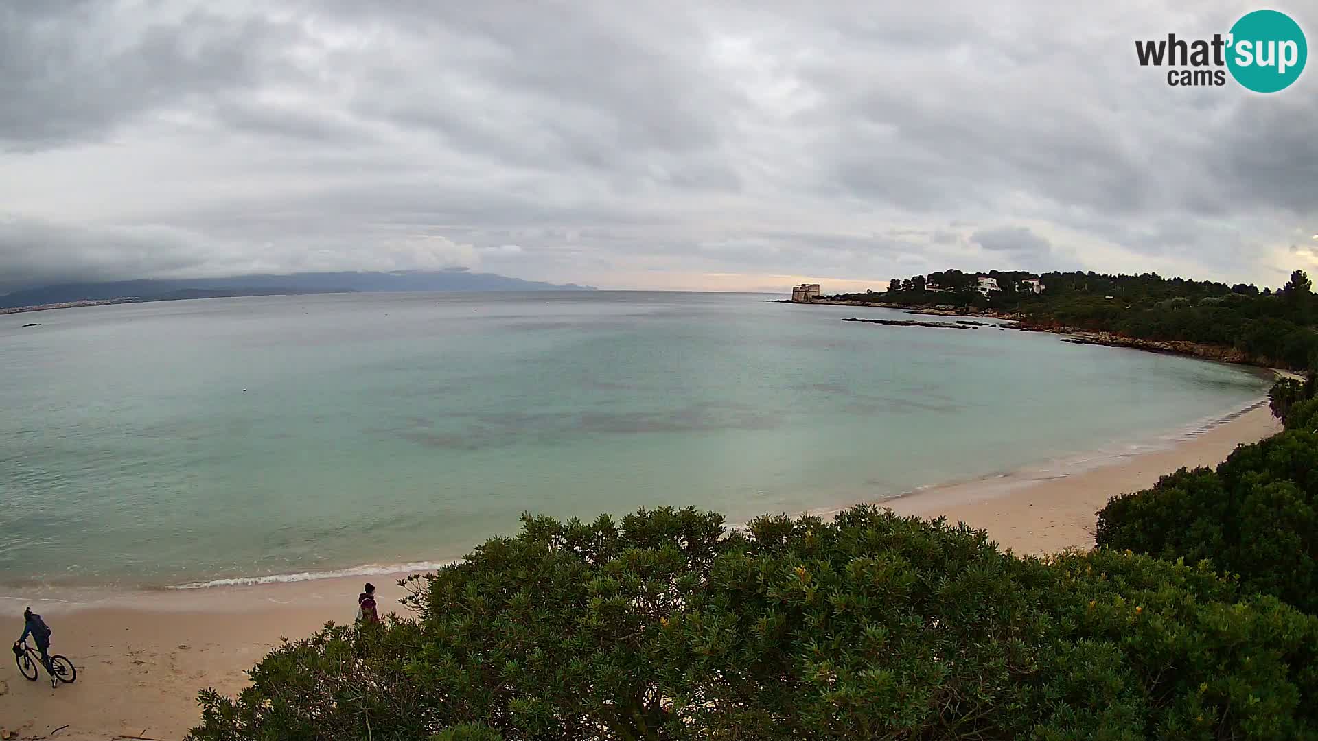 Web kamera plaža Lazzaretto | Alghero | Sardinija