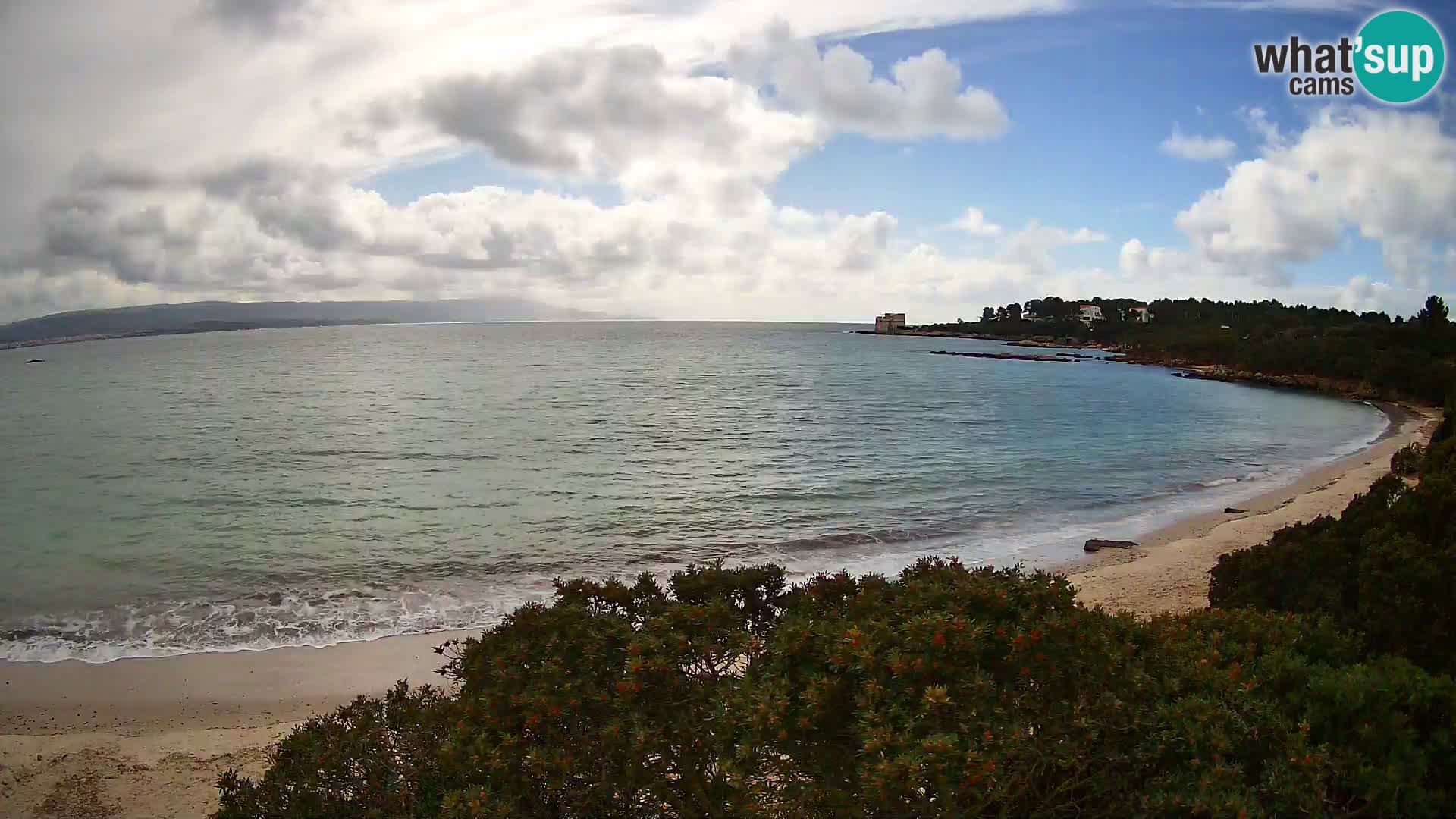 Webcam Lazzaretto Strand | Alghero | Sardinien