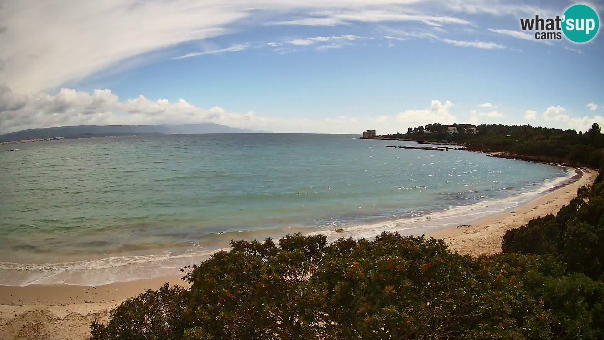 Webcam Lazzaretto beach | Alghero | Sardinia