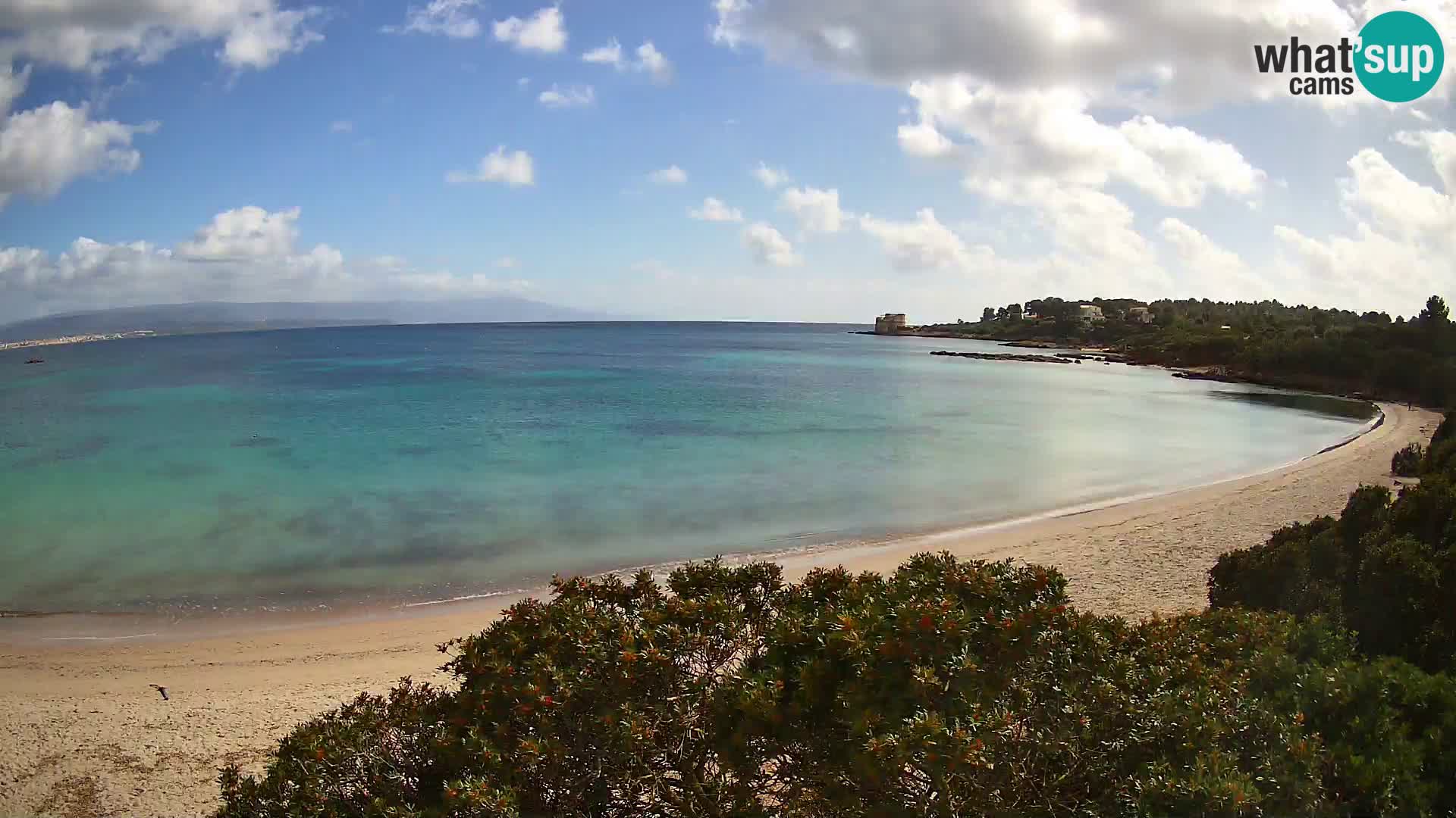 Webcam Lazzaretto beach | Alghero | Sardinia