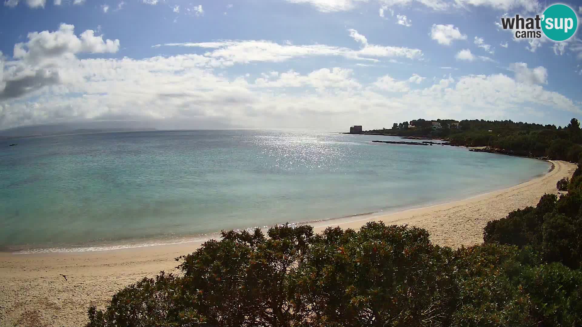 Plage Lazzaretto livecam | Alghero | Sardaigne