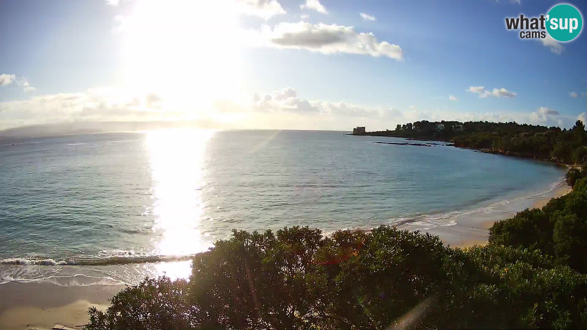 Webcam Lazzaretto beach | Alghero | Sardinia