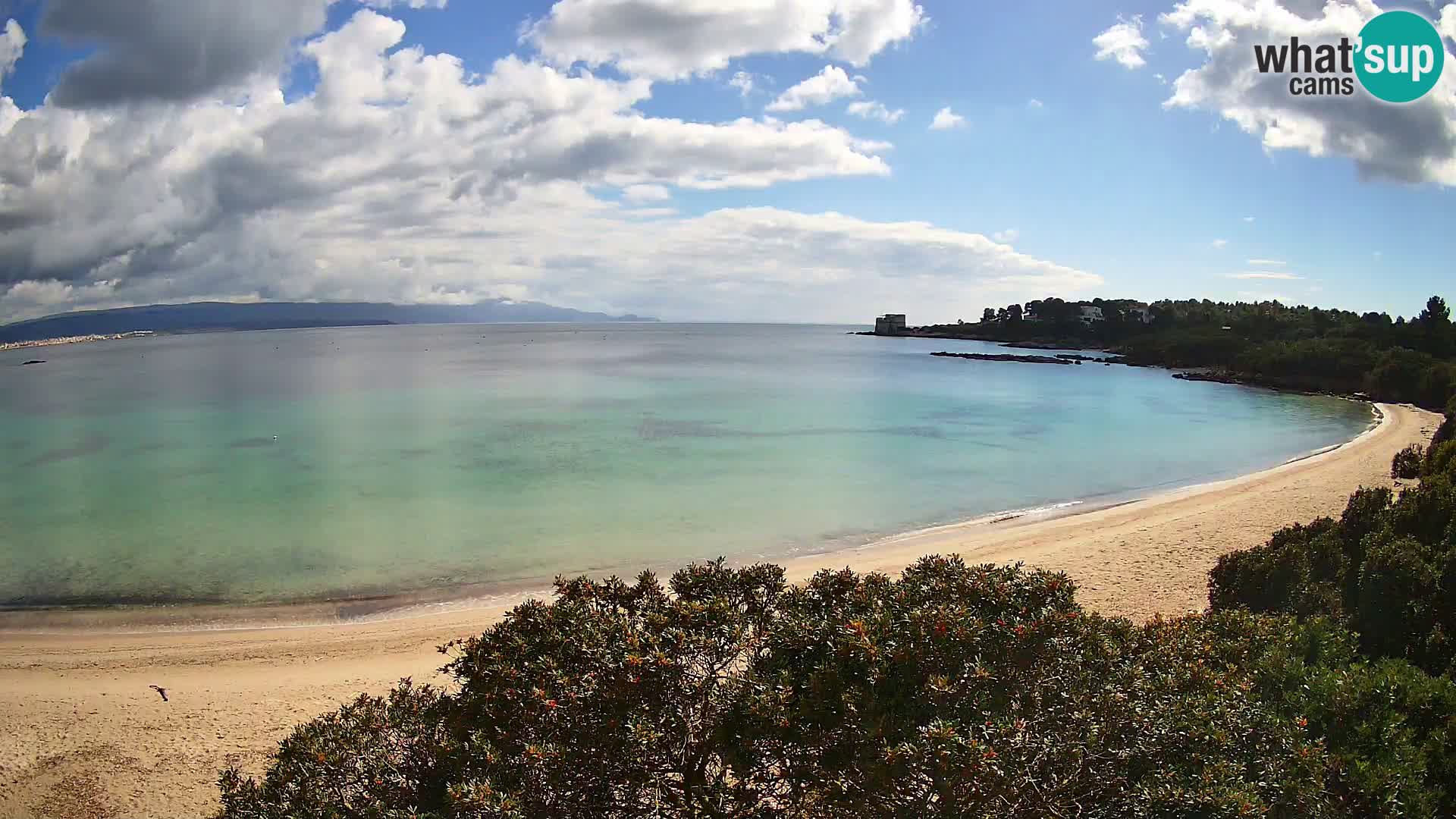 Kamera plaža Lazzaretto | Alghero | Sardinija