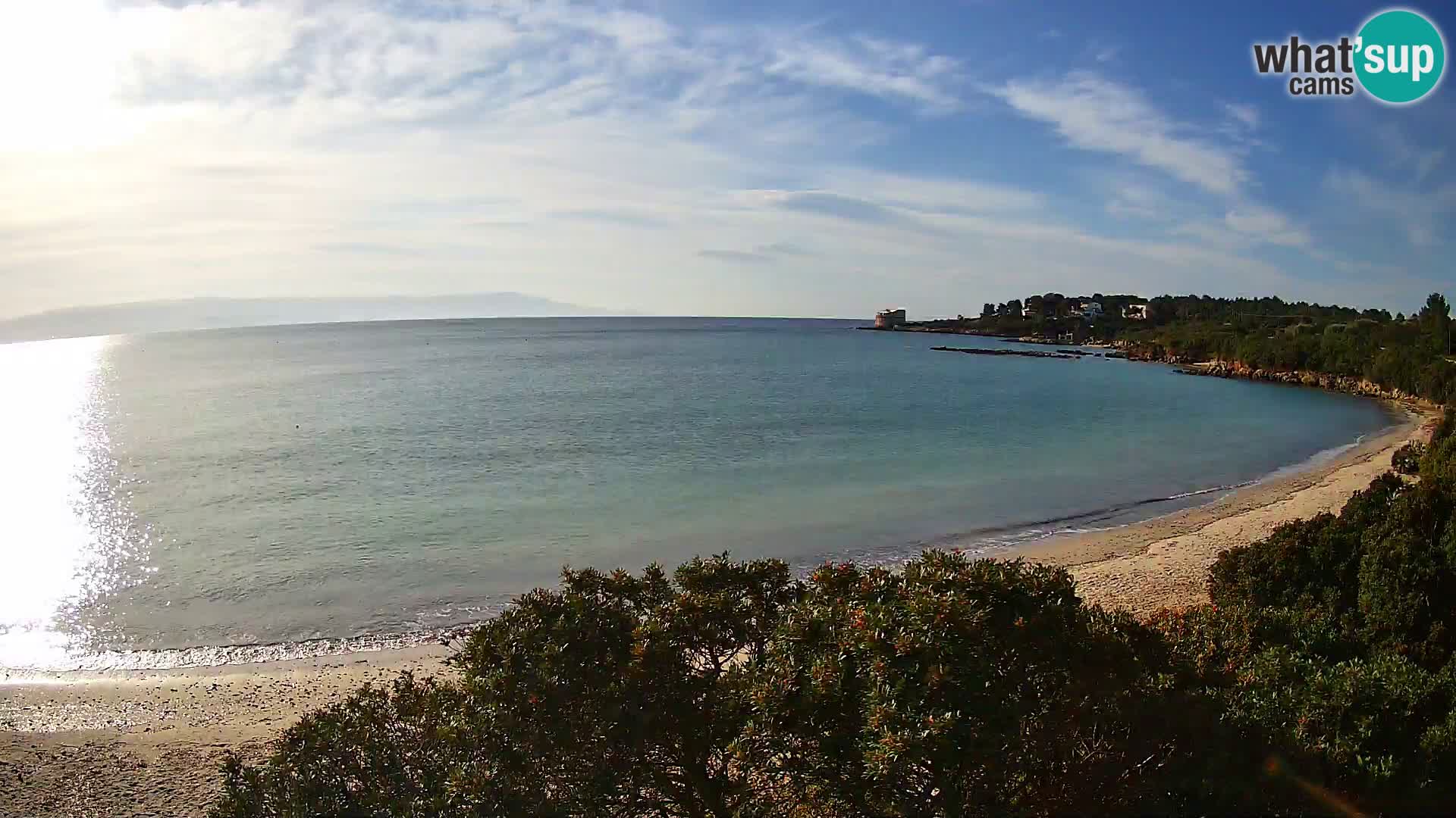 Kamera plaža Lazzaretto | Alghero | Sardinija