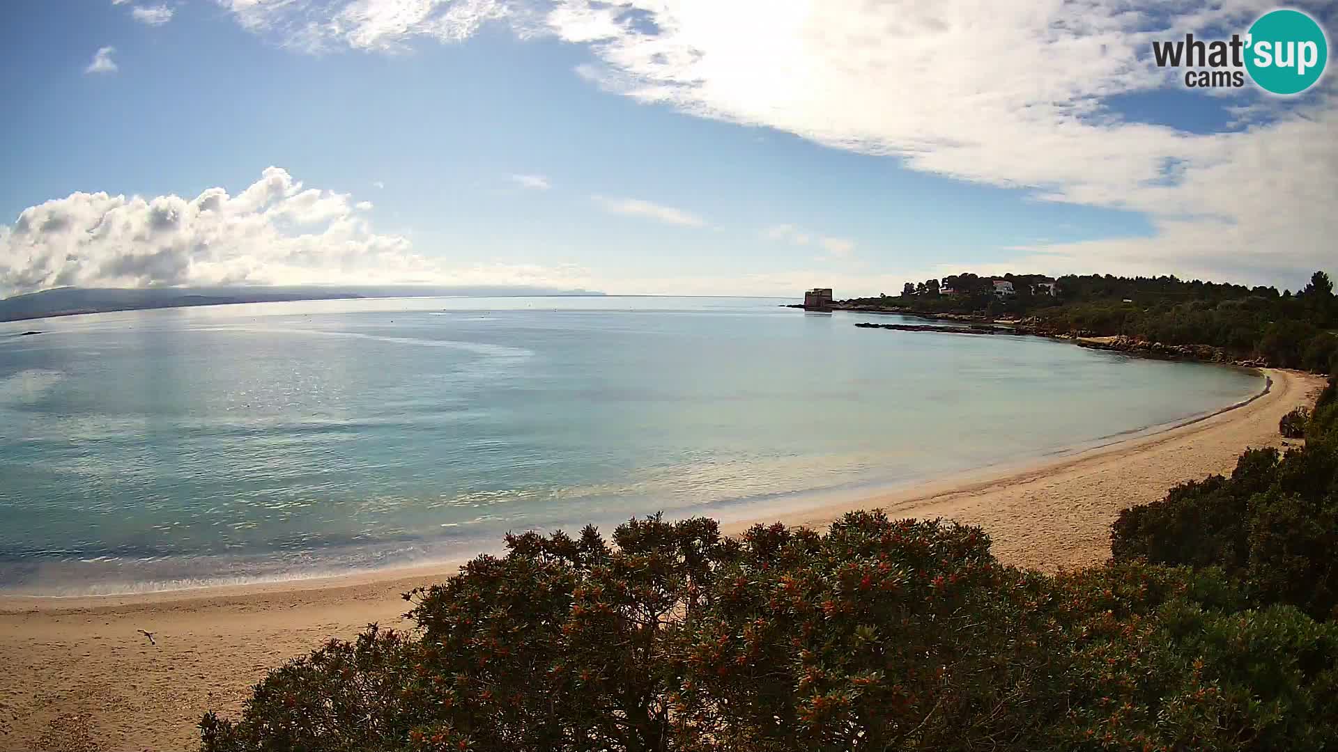 Webcam Lazzaretto Strand | Alghero | Sardinien