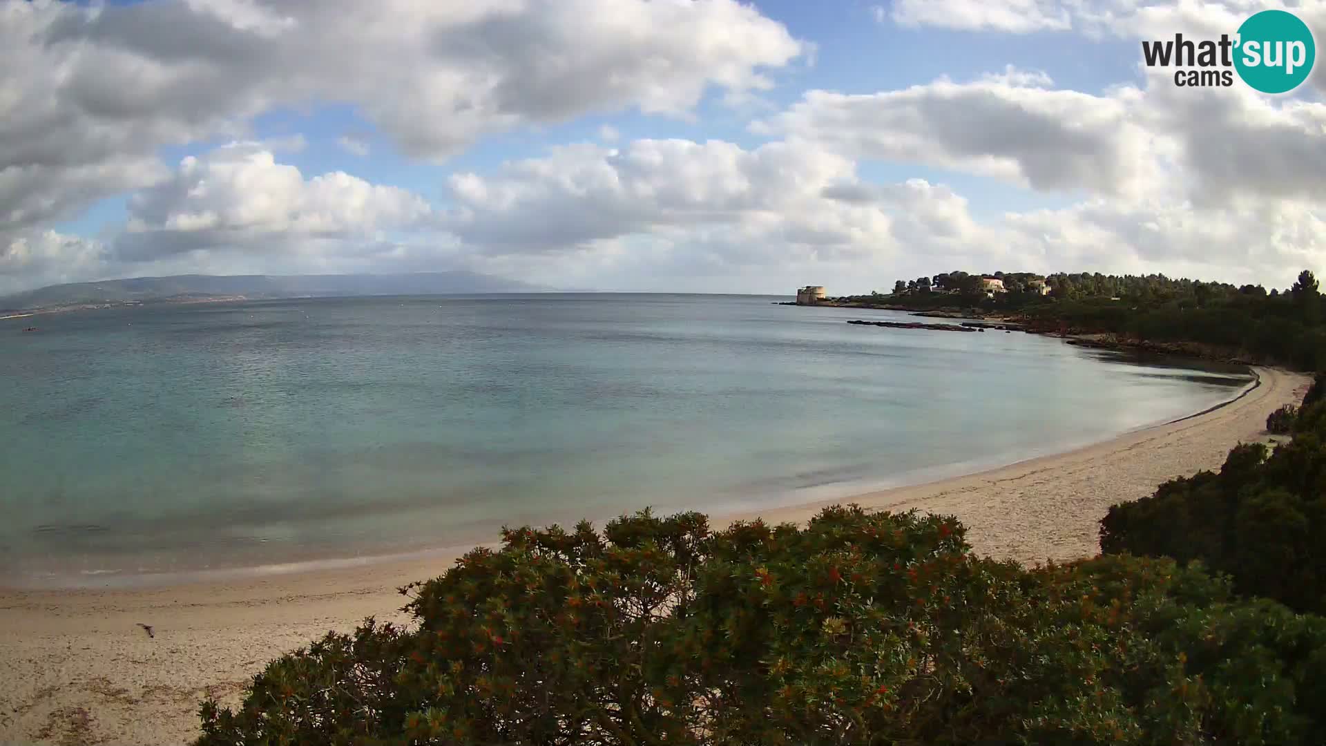 Kamera plaža Lazzaretto | Alghero | Sardinija