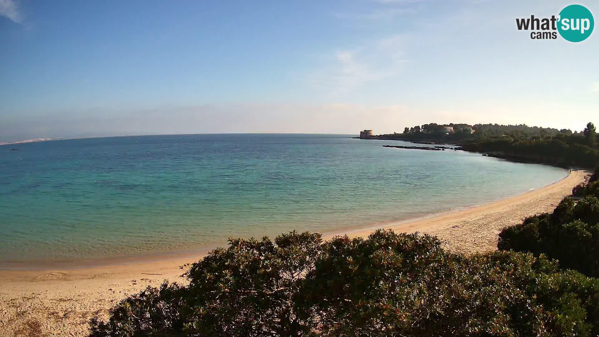 Kamera plaža Lazzaretto | Alghero | Sardinija