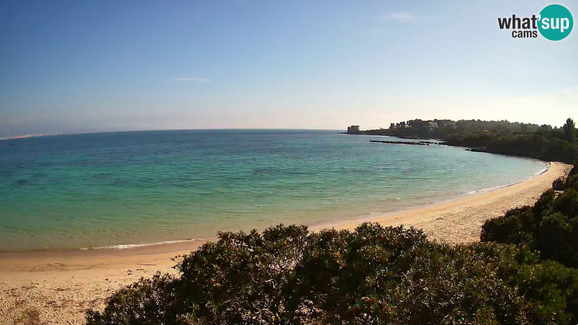 Webcam Lazzaretto beach | Alghero | Sardinia
