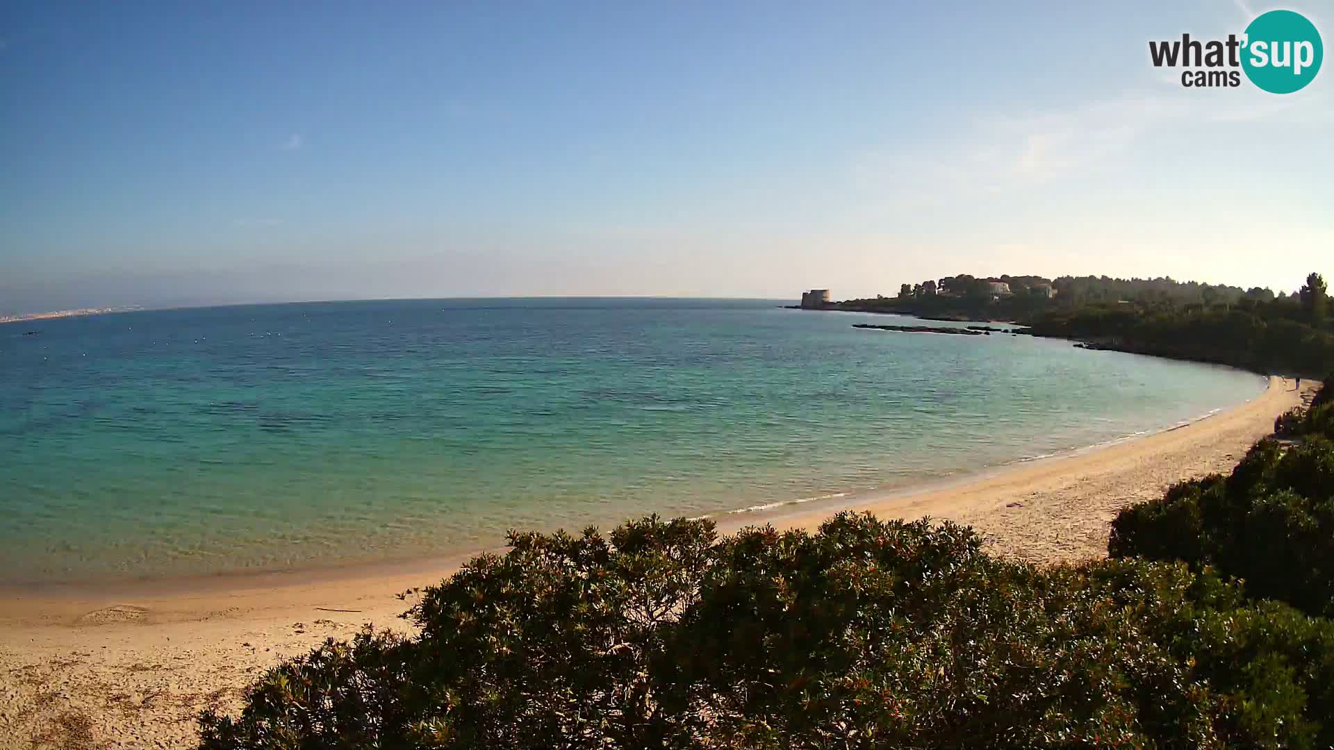Webcam Lazzaretto beach | Alghero | Sardinia