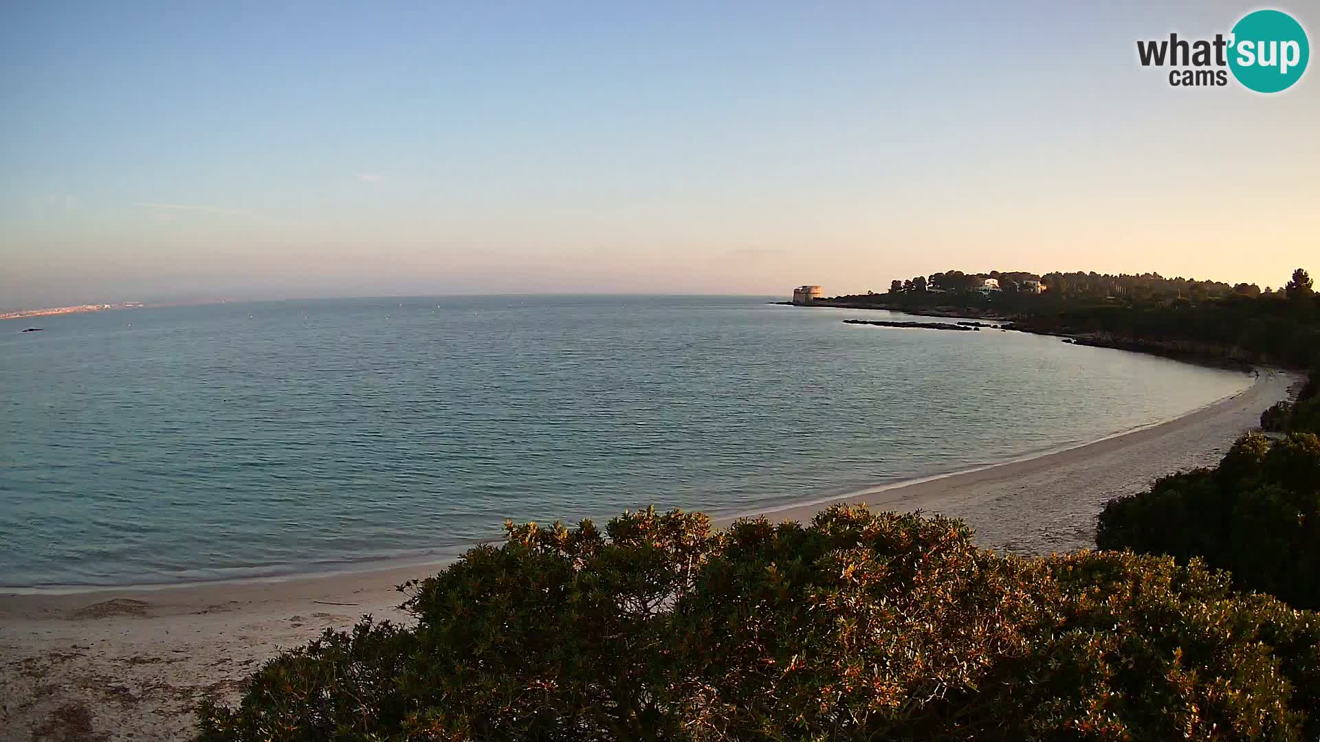 Web kamera plaža Lazzaretto | Alghero | Sardinija