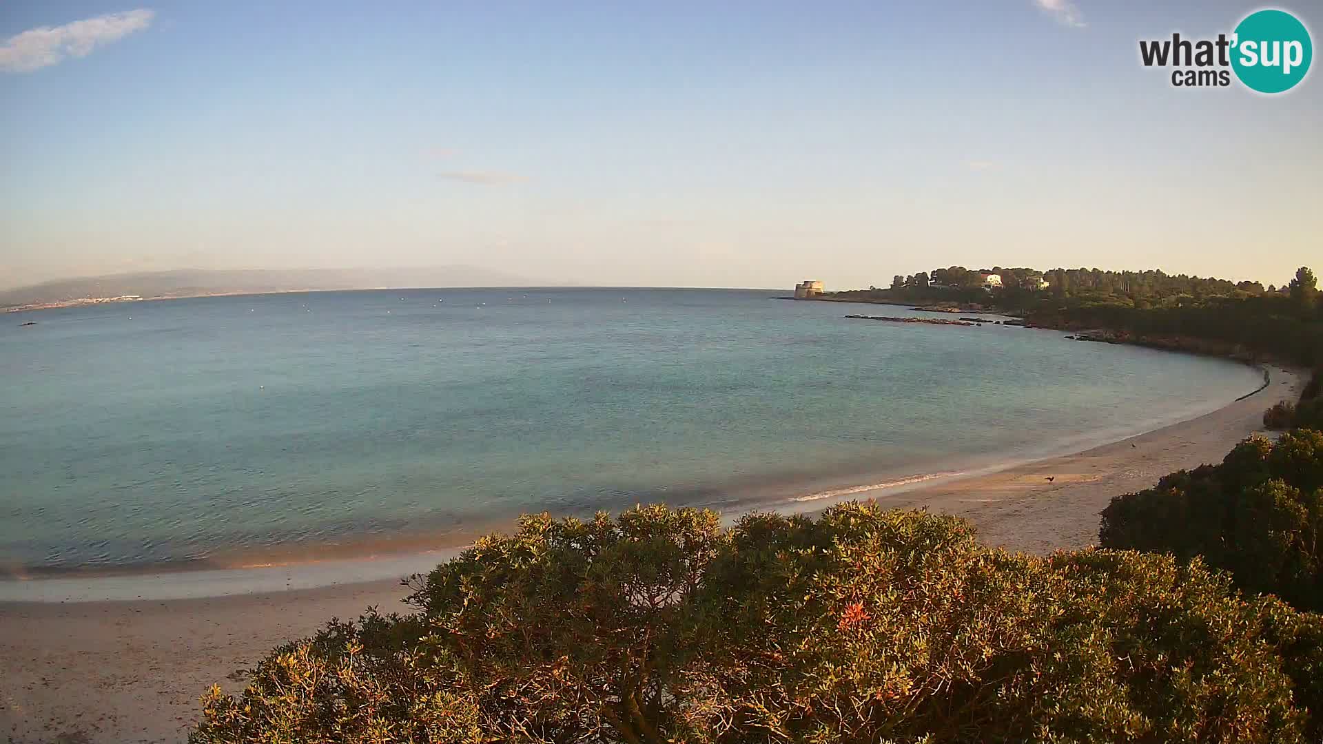 Web kamera plaža Lazzaretto | Alghero | Sardinija