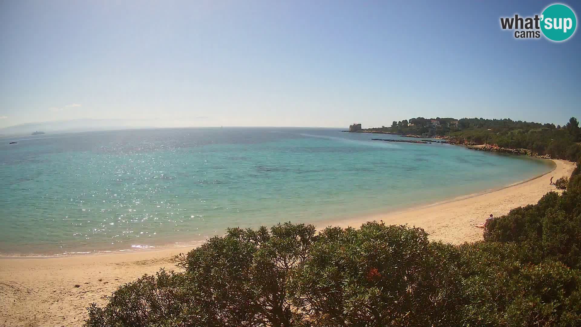 Web kamera plaža Lazzaretto | Alghero | Sardinija