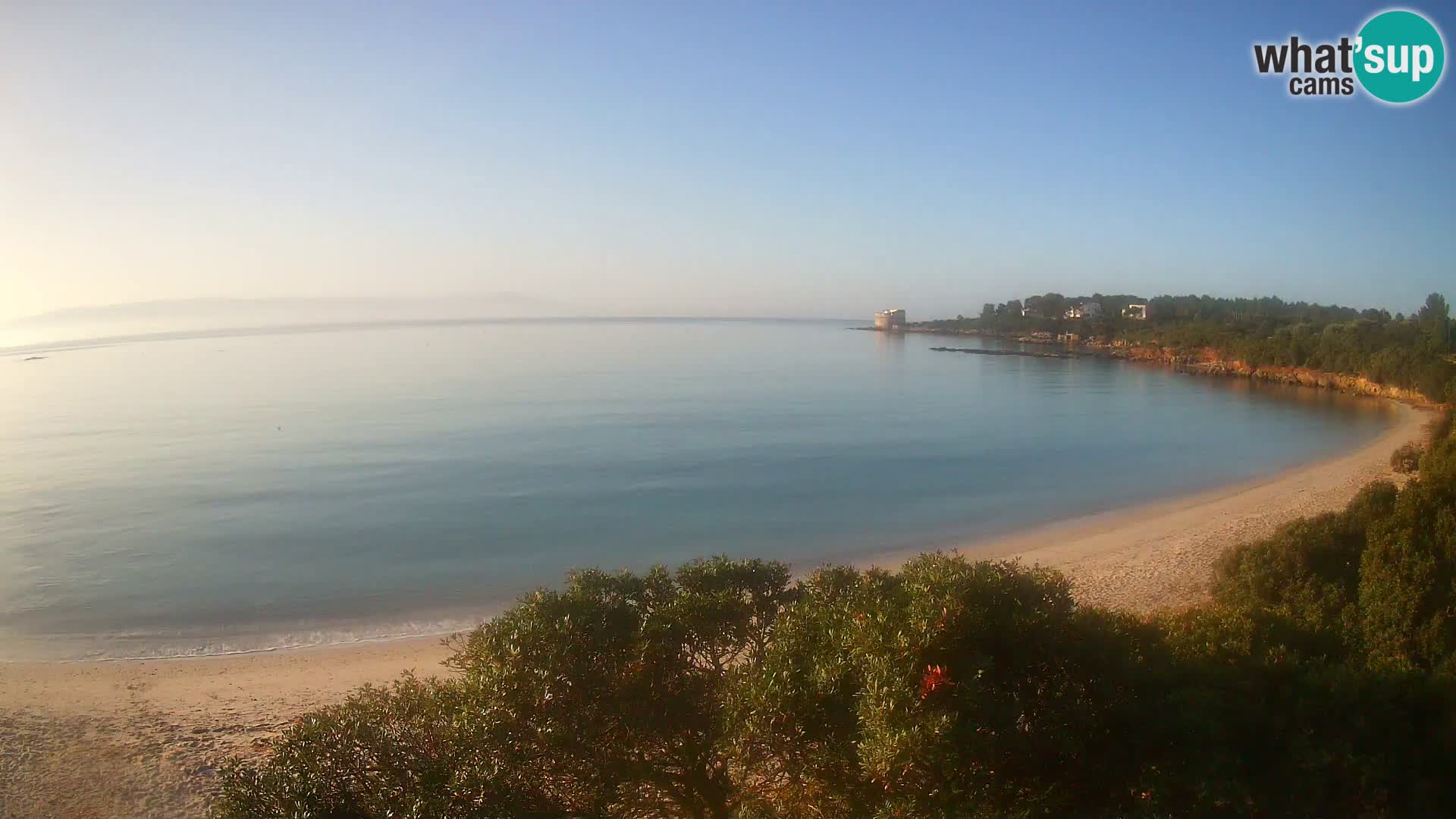 Kamera plaža Lazzaretto | Alghero | Sardinija
