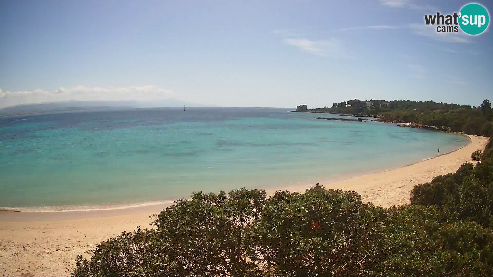Webcam Lazzaretto beach | Alghero | Sardinia