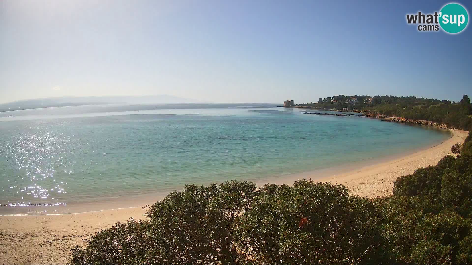 Plage Lazzaretto livecam | Alghero | Sardaigne
