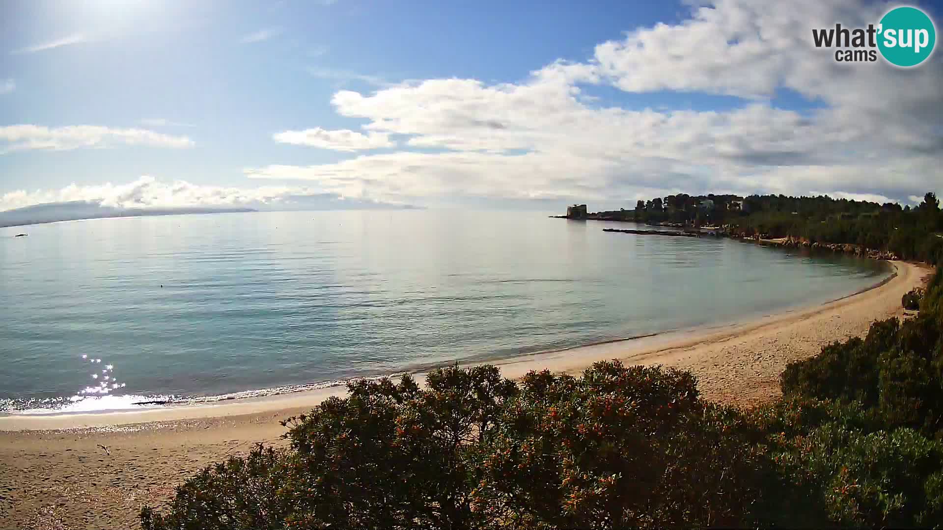 Web kamera plaža Lazzaretto | Alghero | Sardinija