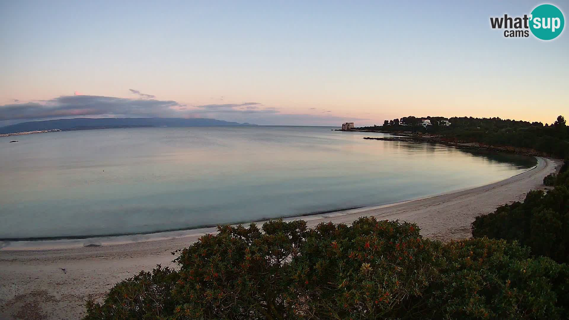 Webcam Lazzaretto Strand | Alghero | Sardinien