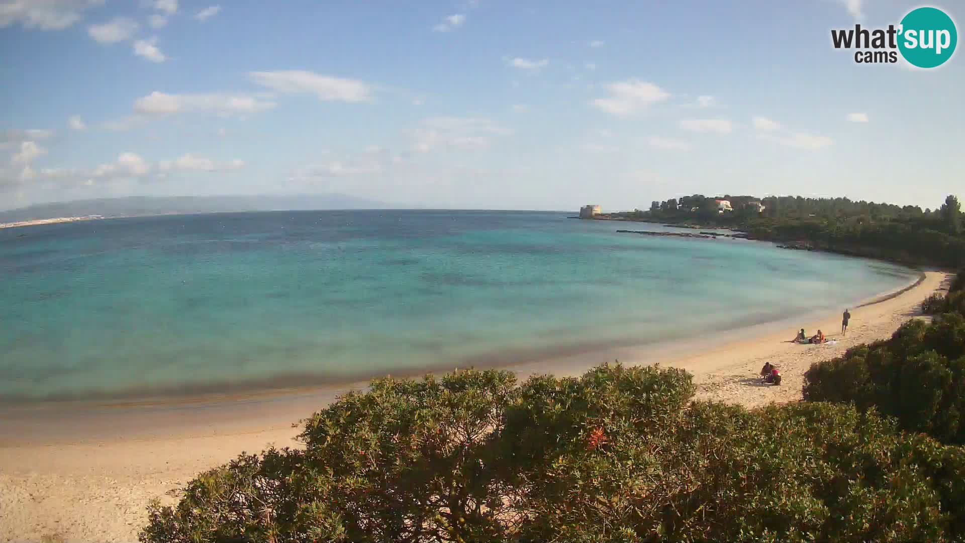Webcam Lazzaretto Strand | Alghero | Sardinien