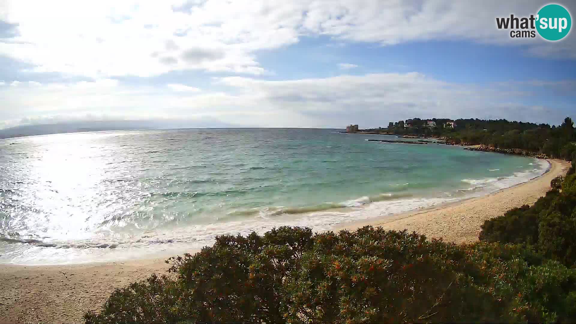 Webcam Lazzaretto beach | Alghero | Sardinia