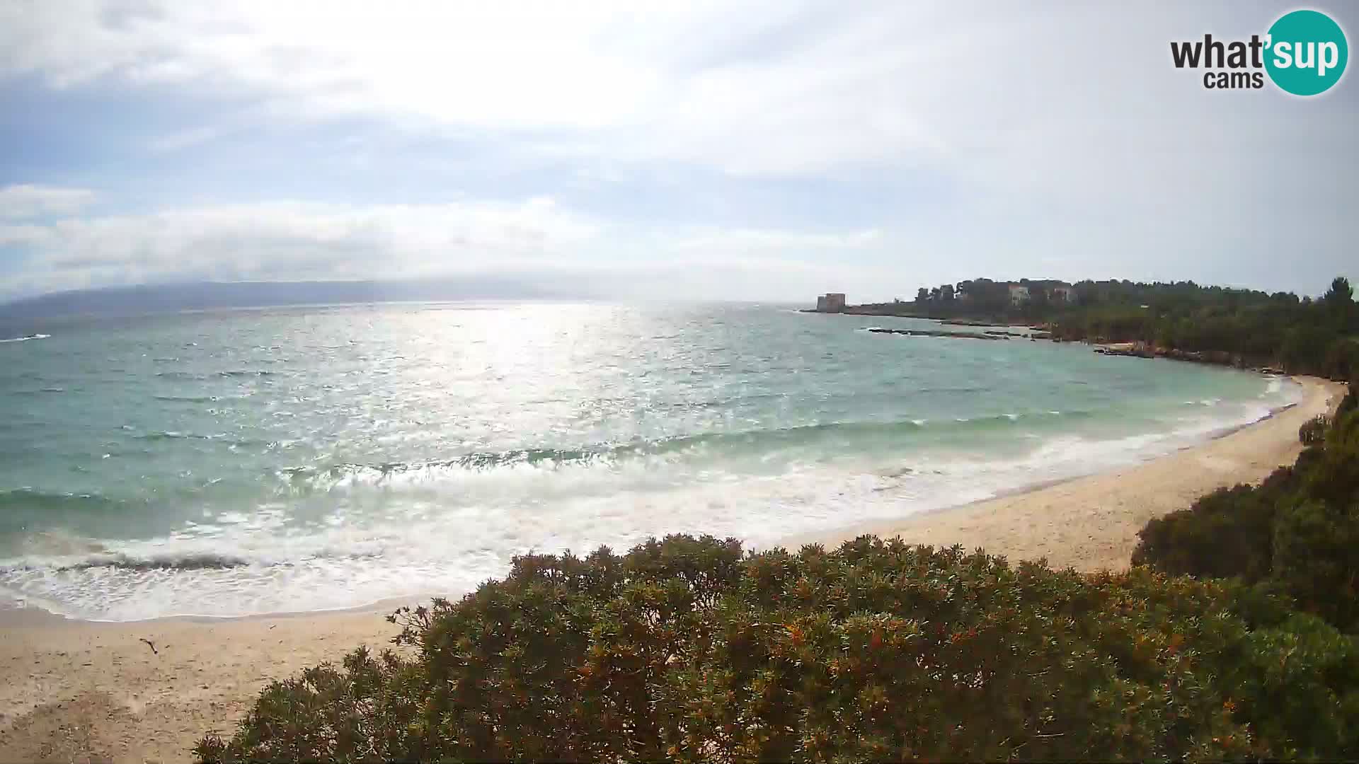 Webcam Lazzaretto beach | Alghero | Sardinia