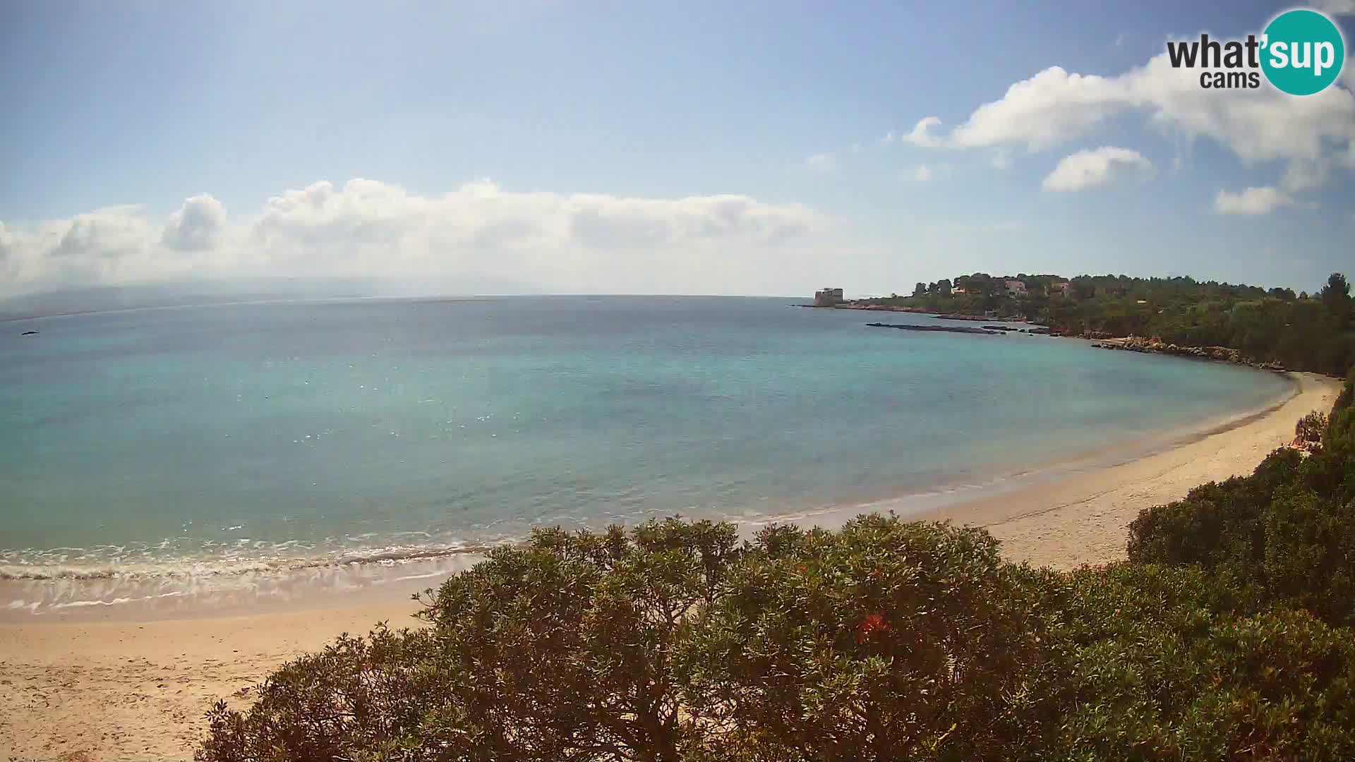 Webcam Lazzaretto Strand | Alghero | Sardinien